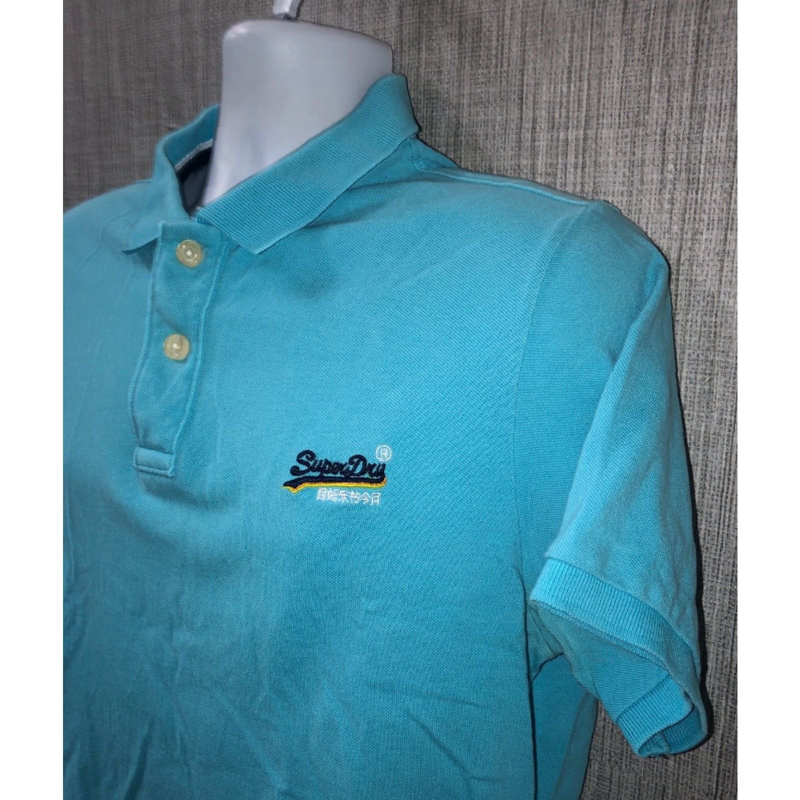 Superdry Super Dry Classic Polo Shirt Mens Blue Golf Size XL 21.5 Inch Armpit Size US XL / EU 56 / 4 - 2 Thumbnail