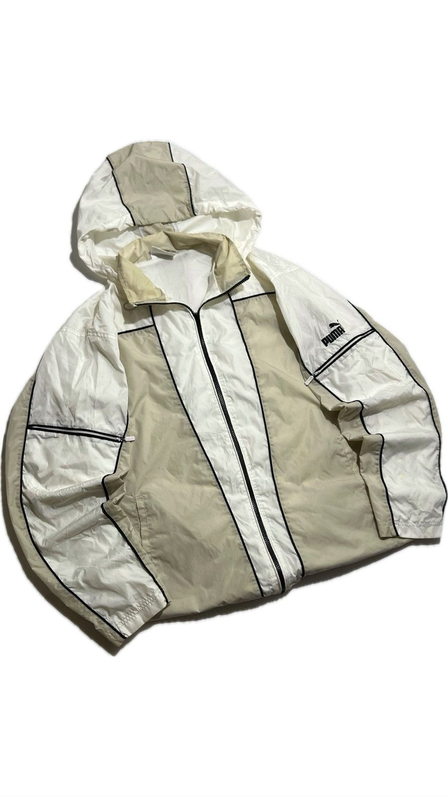 Puma Puma Nylon Windbreaker Jacket Size US L / EU 52-54 / 3 - 1 Thumbnail