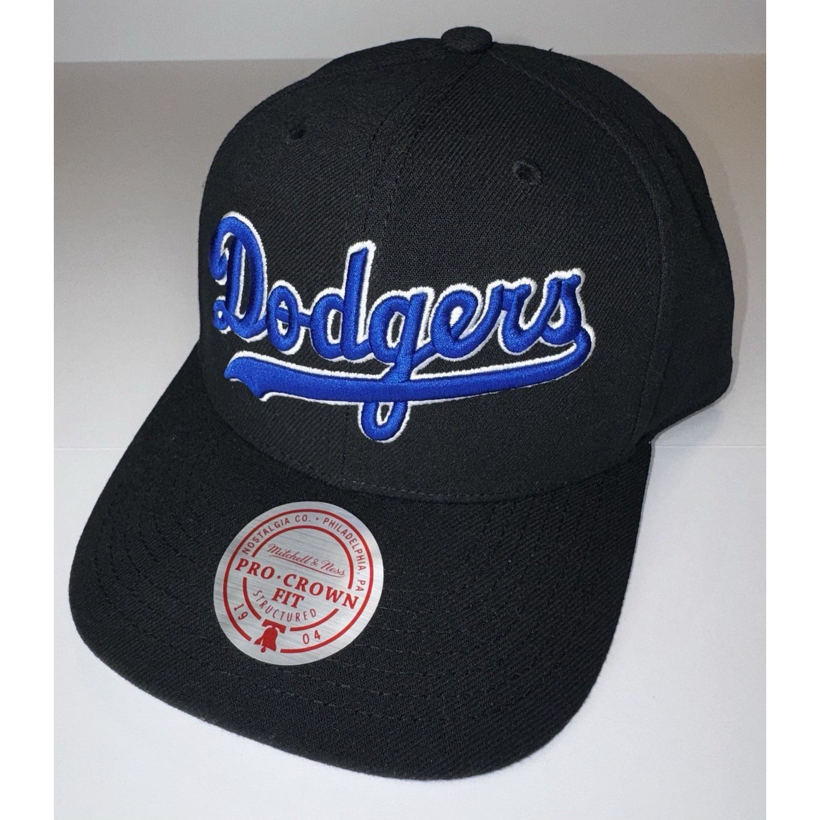 Mitchell & Ness Mitchell & Ness LA Dodgers Pro Crown Snapback Hat MLB Size ONE SIZE - 3 Thumbnail