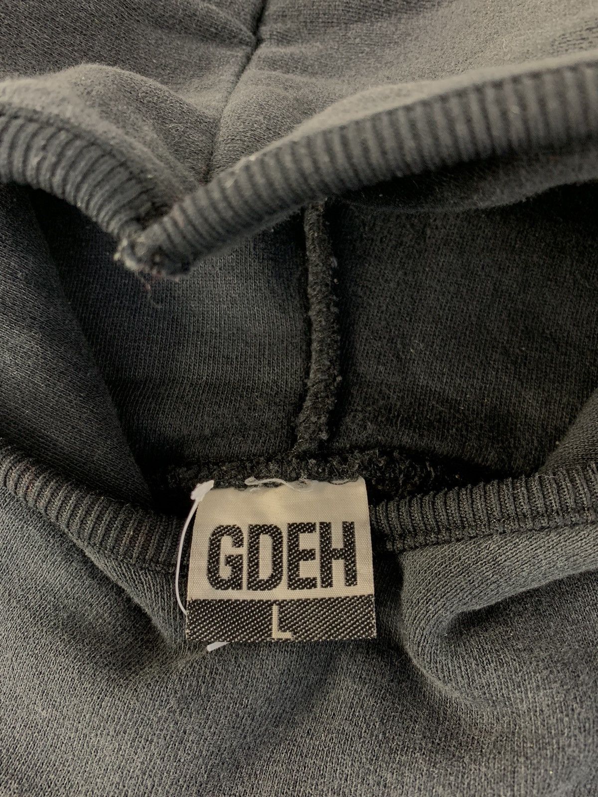 Good Enough 90s GDEH Good Enough Big E Pull Over Hoodies Spell Out Size US L / EU 52-54 / 3 - 7 Thumbnail