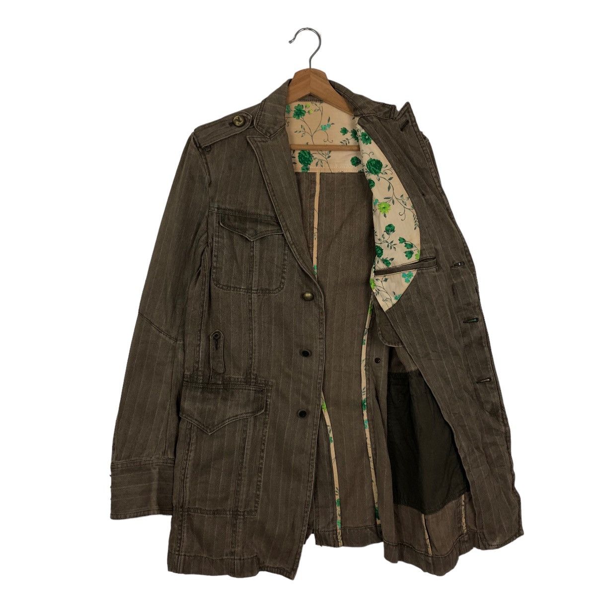 Boycott HERRINGBONE PARACHUTE BIKER JACKET BOYCOTT JAPAN Size US M / EU 48-50 / 2 - 8 Thumbnail
