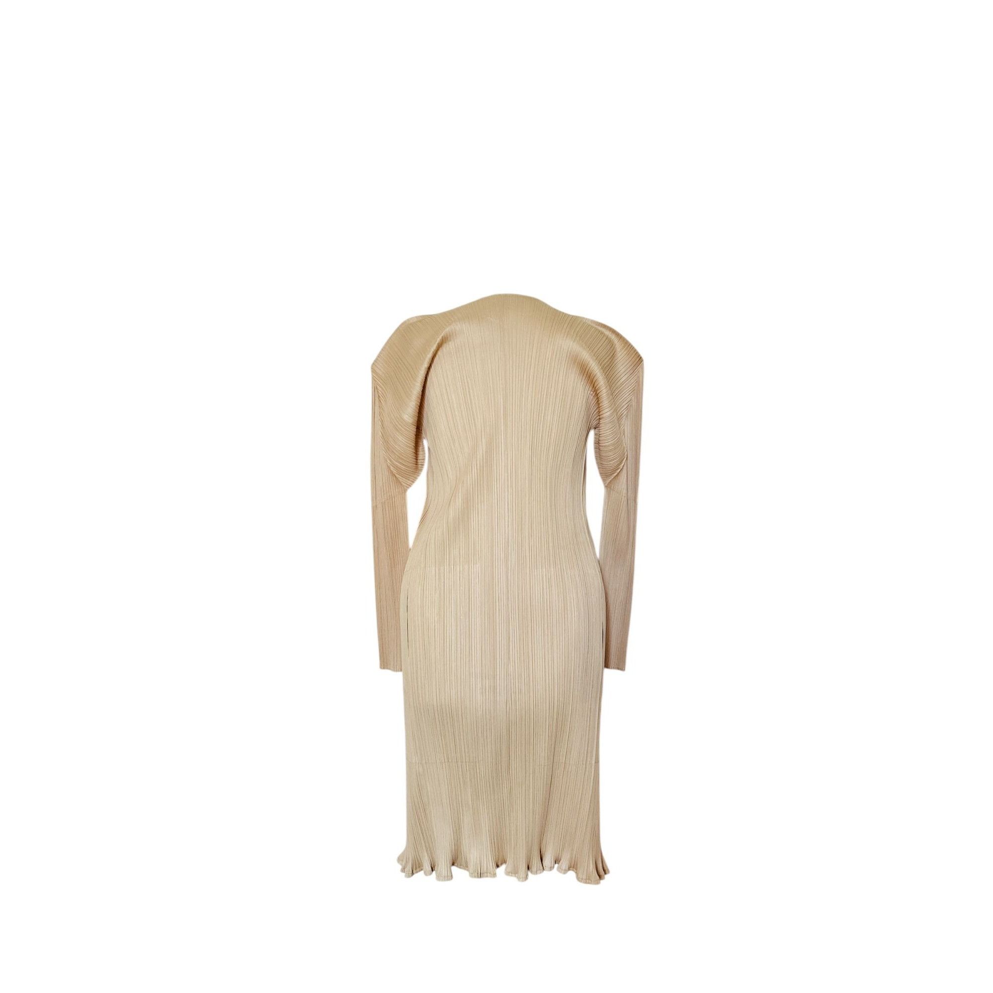 Issey Miyake Beige Pleats please coat Size S / US 4 / IT 40 - 5 Thumbnail