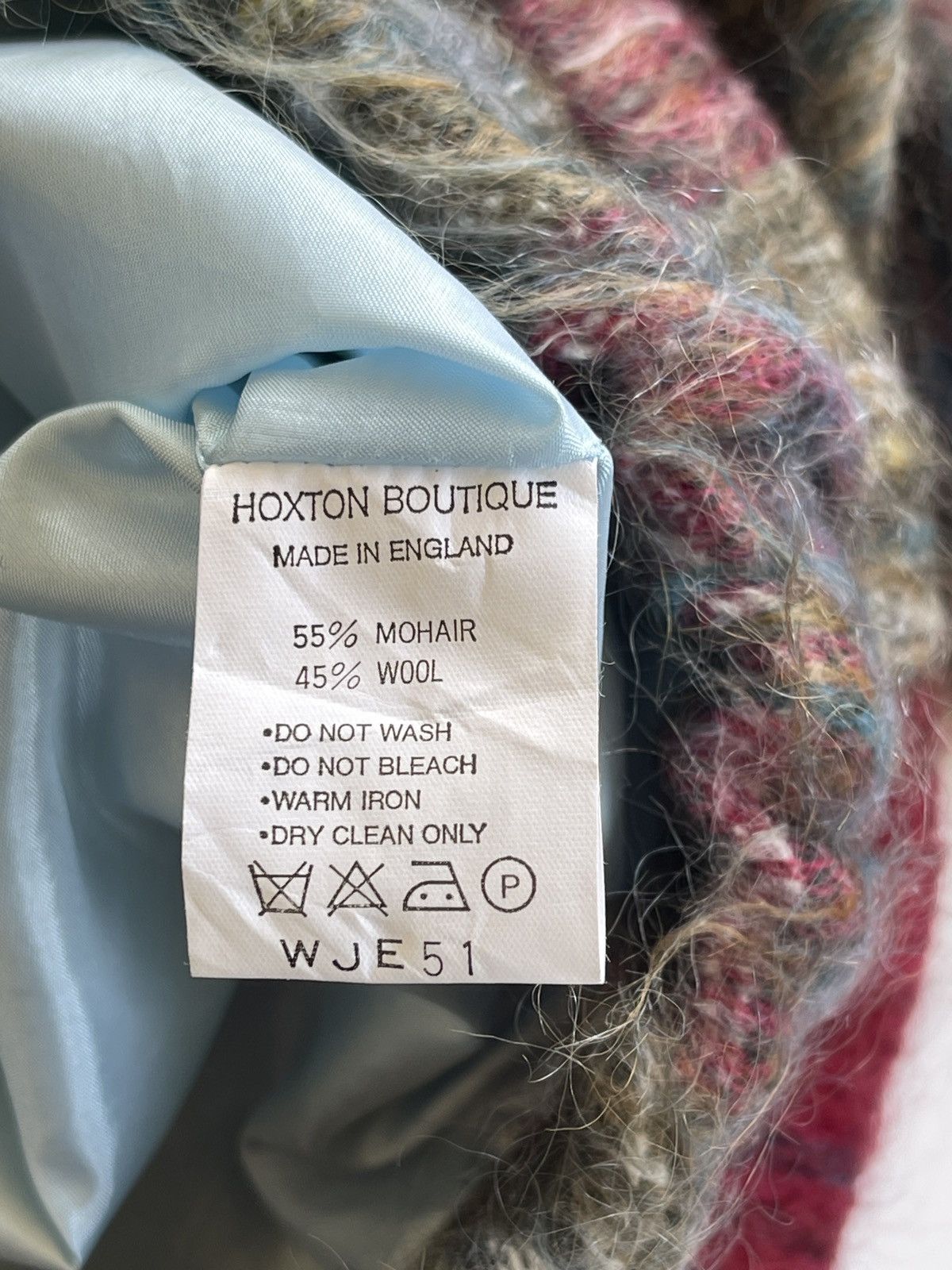 Vintage Hoxton Boutique England Fuzzy Mohair Blouson Jacket Size M / US 6-8 / IT 42-44 - 11 Thumbnail