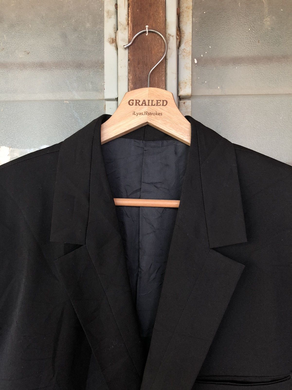 Issey Miyake Vintage Issey Miyake Men Double Breasted Blazer Black Size S Size US S / EU 44-46 / 1 - 5 Thumbnail