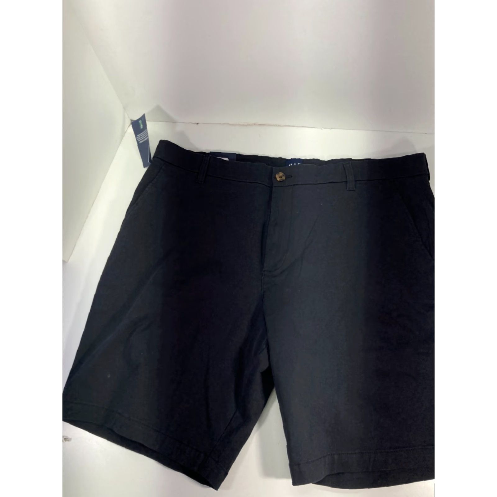 Gap Gap Chino Shorts Mens 38 Black Flat Front Pockets Stretch NWT Size US 38 / EU 54 - 4 Thumbnail