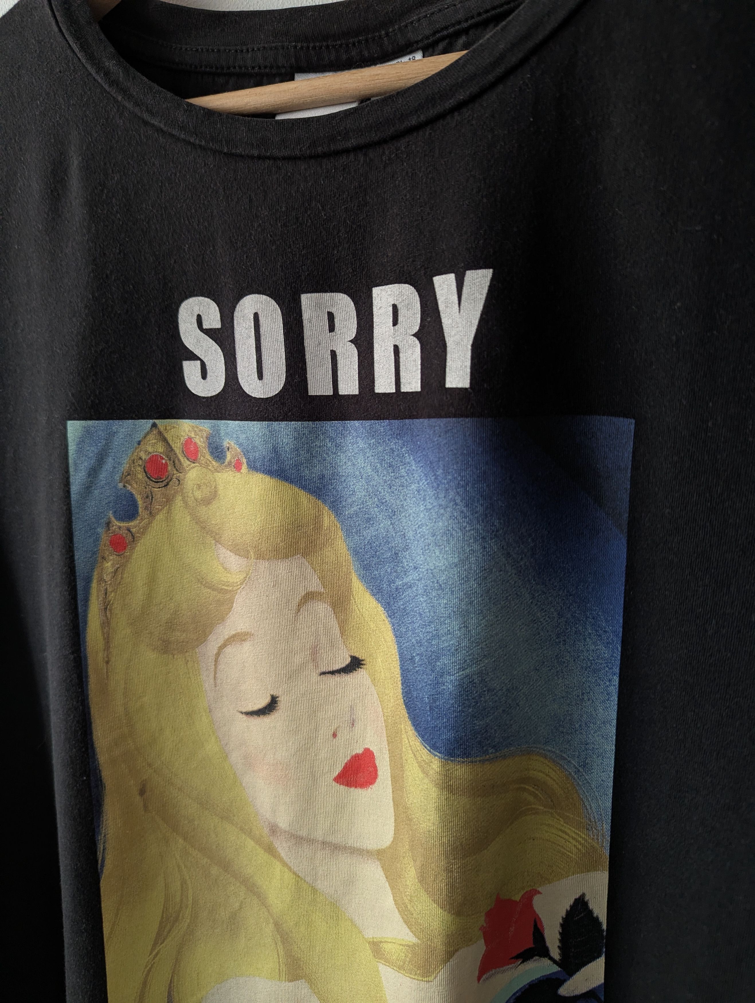 Disney Disney Aurora Graphic T-shirt Sorry I Have Plans Black L Size L / US 10 / IT 46 - 2 Thumbnail