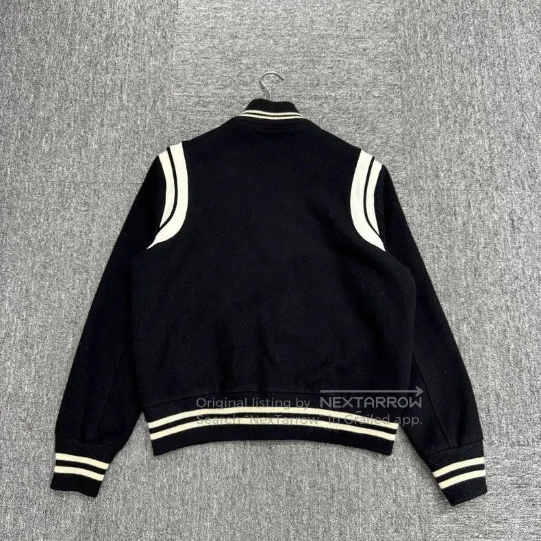 Saint Laurent Paris SLP Wool Leather Trim Varsity Jacket. Size US M / EU 48-50 / 2 - 2 Thumbnail