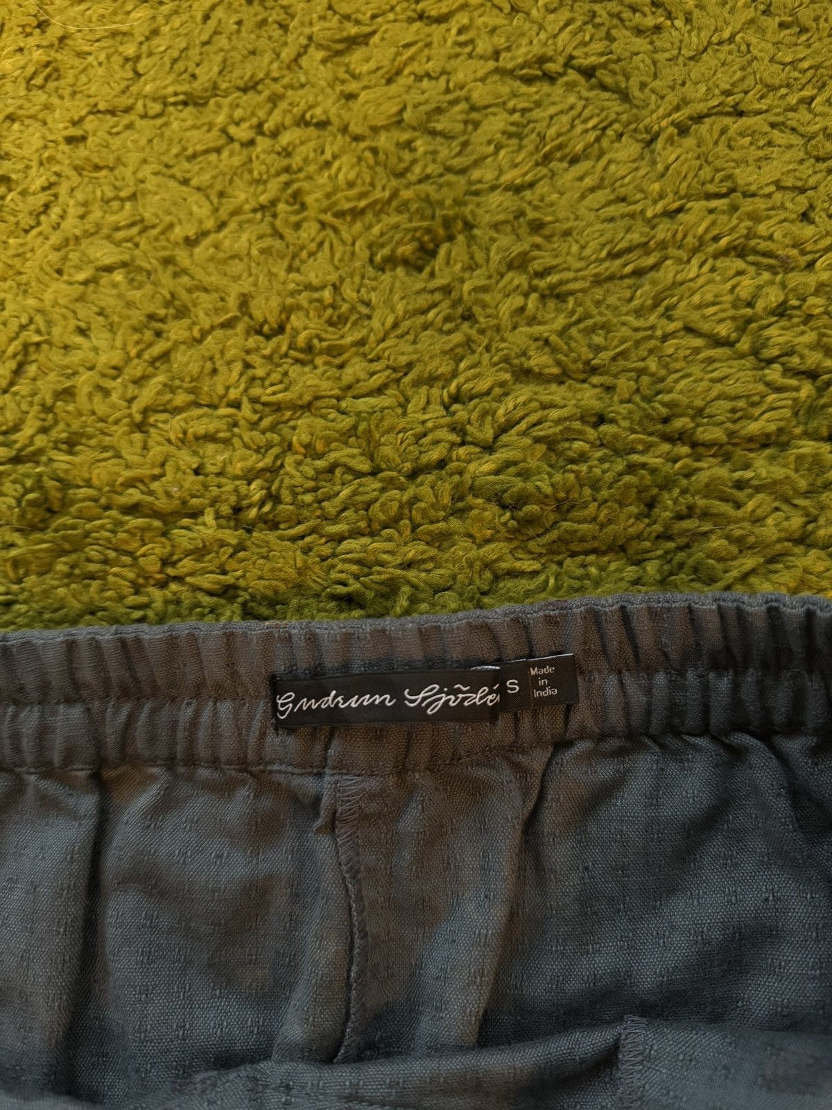 Designer Gudrun Sjoden avant garde linen blend floral pattern skirt Size 26" / US 2 / IT 38 - 5 Thumbnail