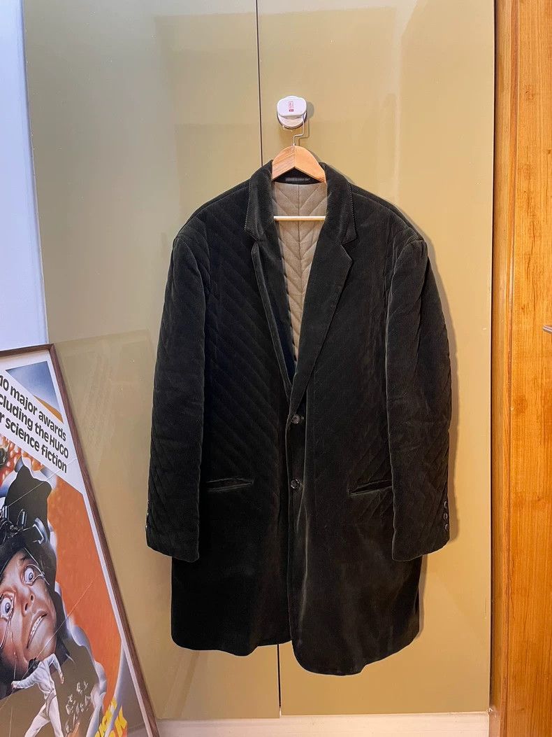 Yohji Yamamoto Yohji Yamamoto 92AW Show Green Brown Corduroy Coat 2501-Nex Size US M / EU 48-50 / 2 - 2 Thumbnail