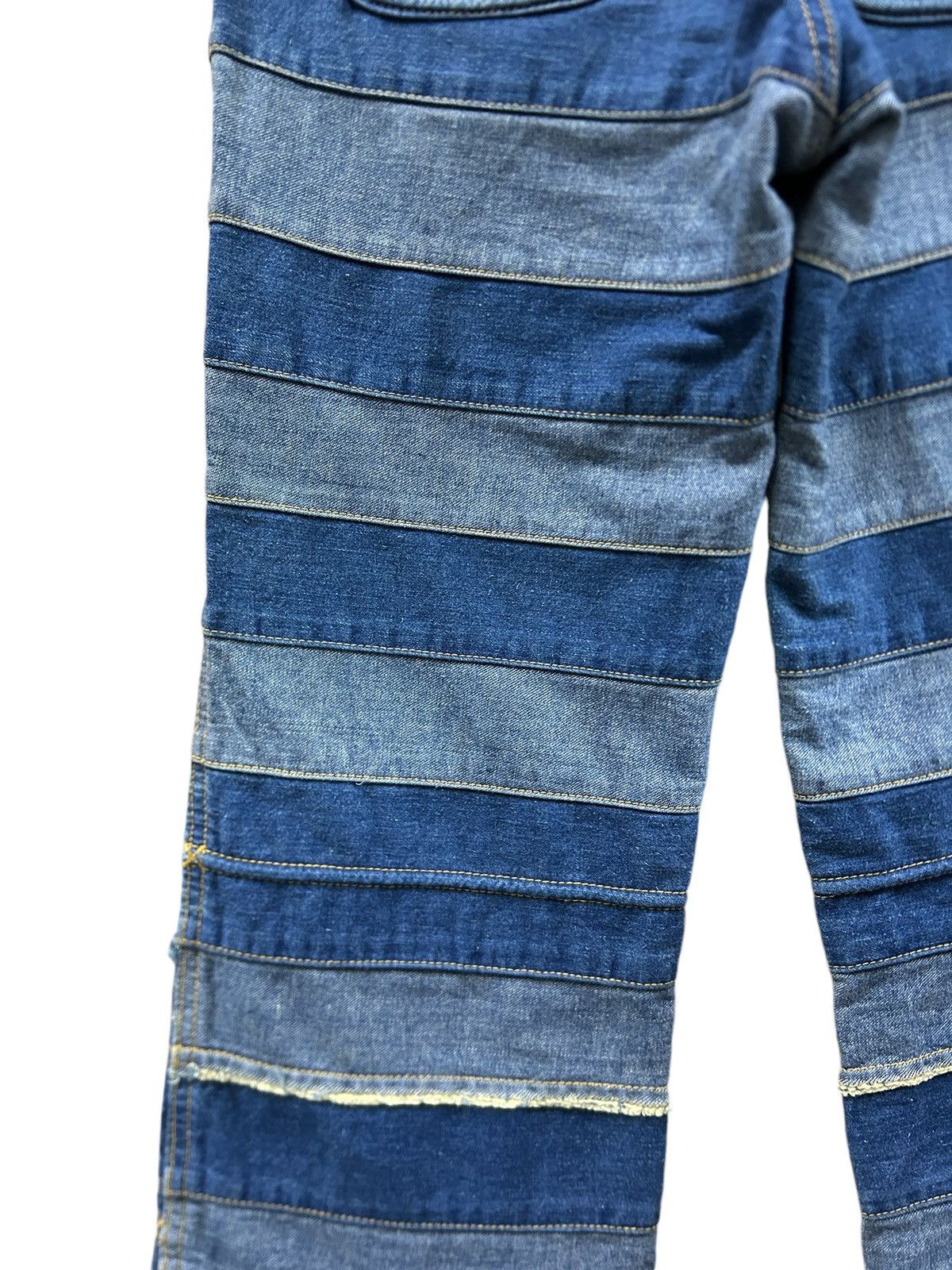 If Six Was Nine × Japanese Brand × Le Grande Bleu (L.G.B.) Vintage Ba-tsu Club Hagi Flared Jeans Size US 30 / EU 46 - 12 Thumbnail