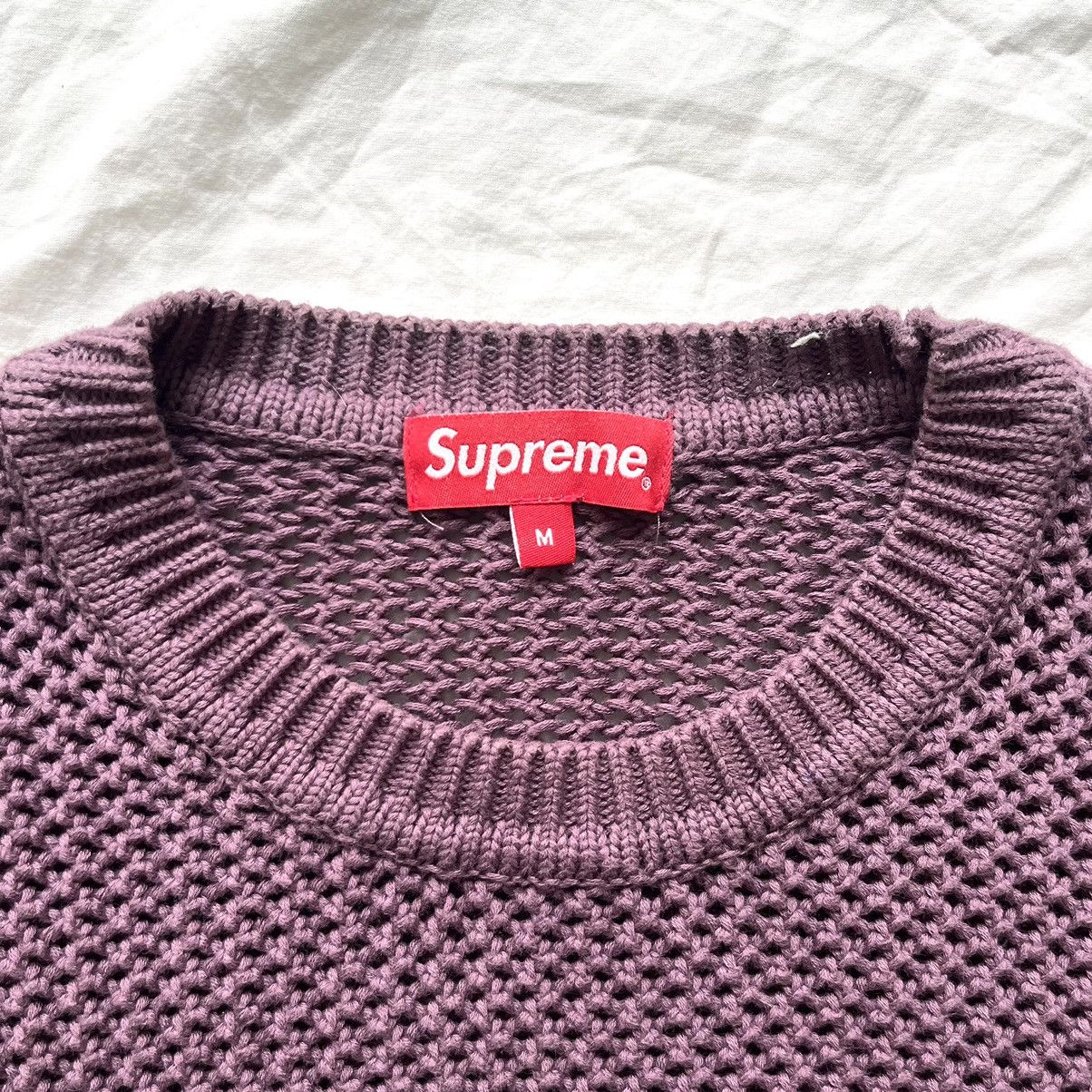 Supreme Supreme Open Knit Small Box Sweater Size US M / EU 48-50 / 2 - 4 Thumbnail