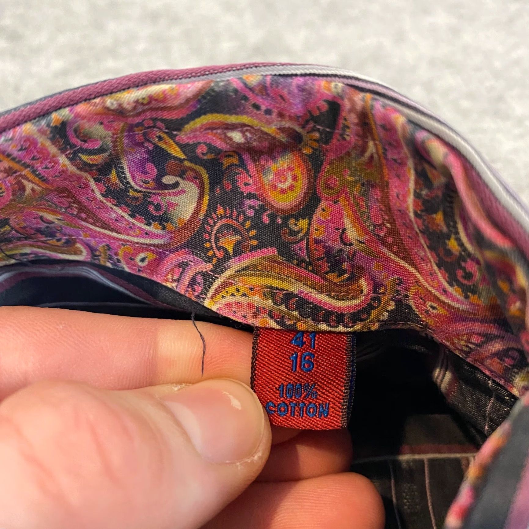 Robert Graham VINTAGE Robert Graham Shirt Mens M/L 16 Gray Red Striped Paisley Casual Dress Shirt Long Sleeve All Seasons Size US L / EU 52-54 / 3 - 5 Thumbnail