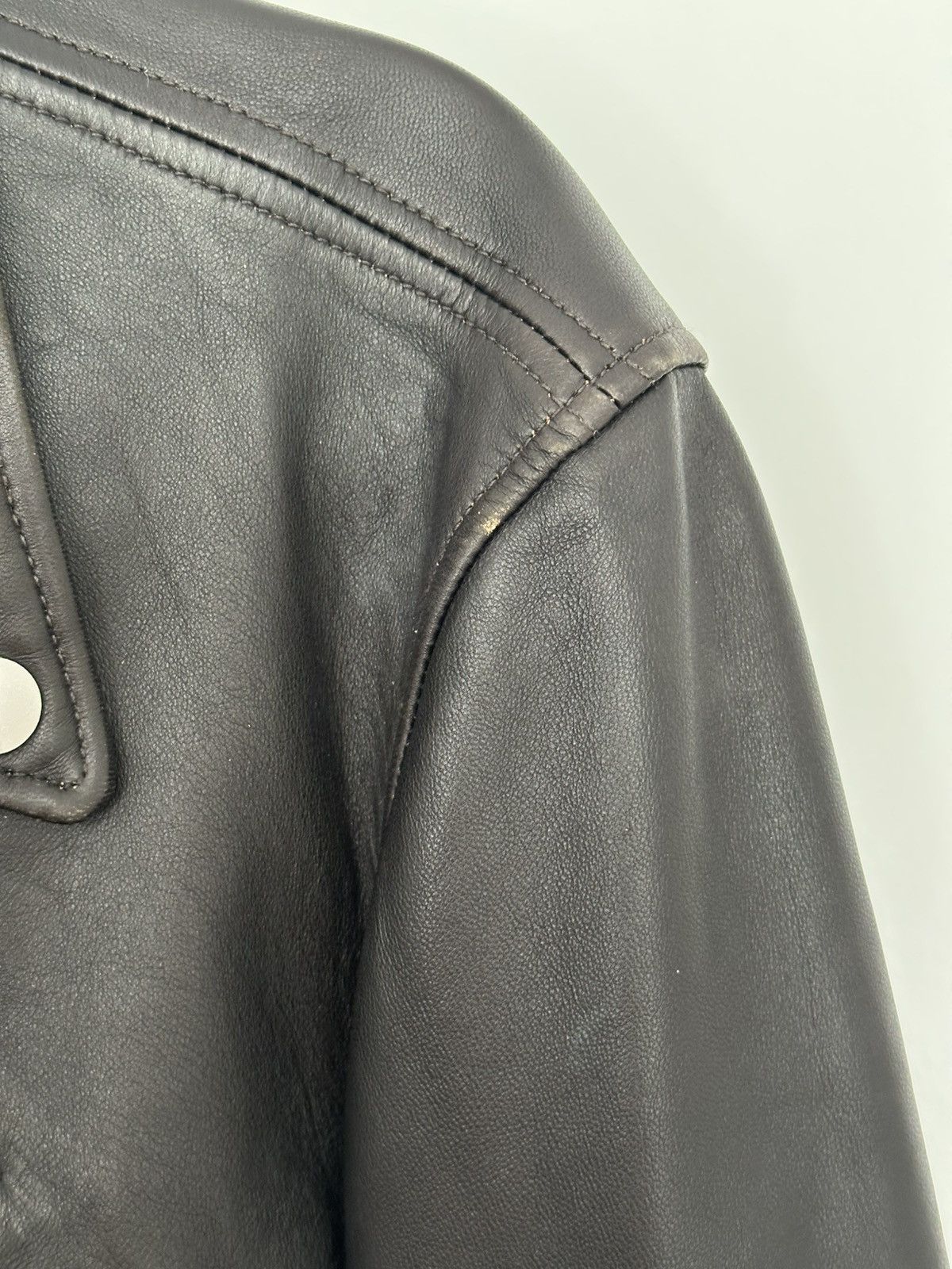Buck Mason Buck Mason Black Leather Moto Jacket Size US XS / EU 42 / 0 - 4 Thumbnail