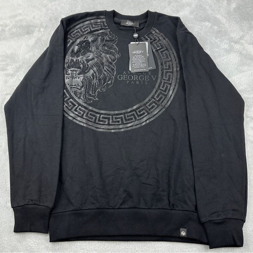 Other Avenue George V Paris Black Sweater Men’s Size L Size US L / EU 52-54 / 3 - 1 Thumbnail