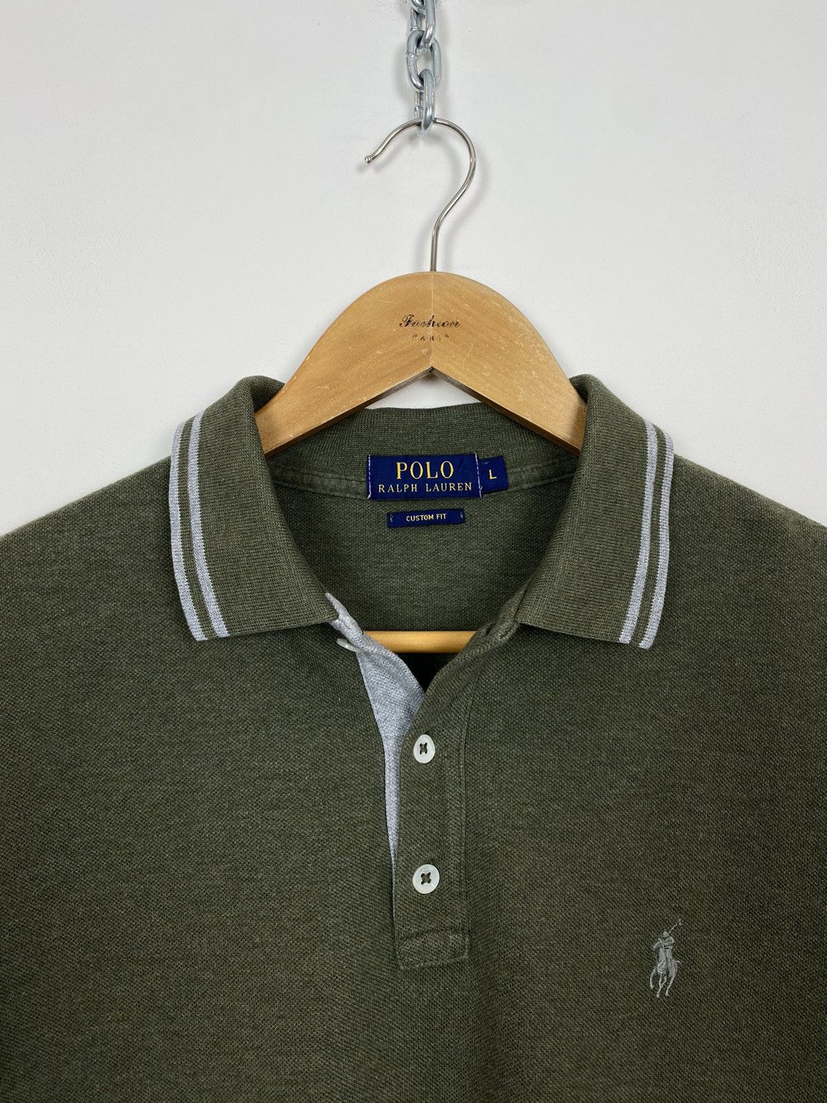 Polo Ralph Lauren Polo Ralph Lauren Short Sleeve Polo Shirt Khaki Green Top Size US L / EU 52-54 / 3 - 4 Thumbnail