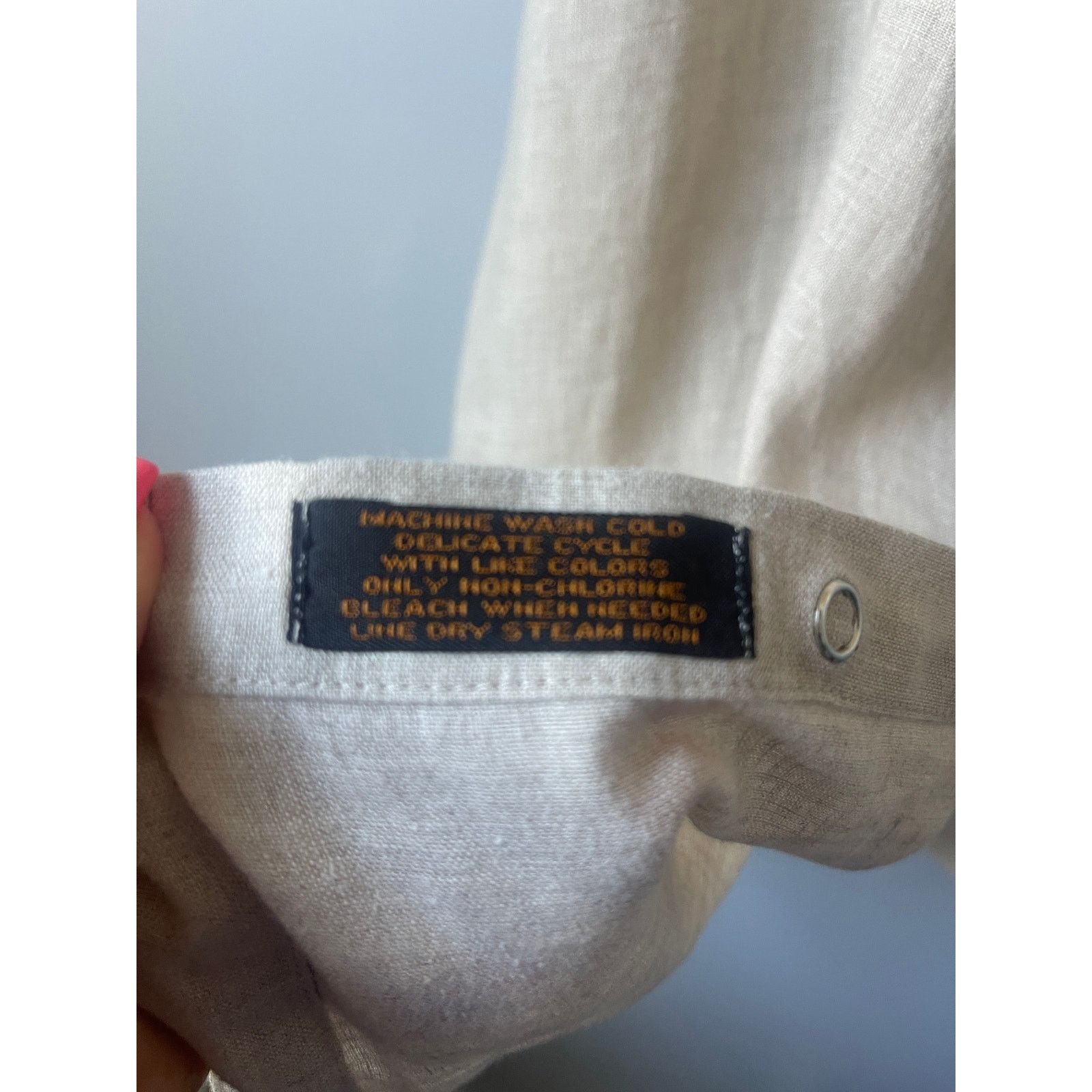 Lord & Taylor Metropolitan Lord & Taylor Pure Linen Button Down Shirt Size US XL / EU 56 / 4 - 4 Thumbnail