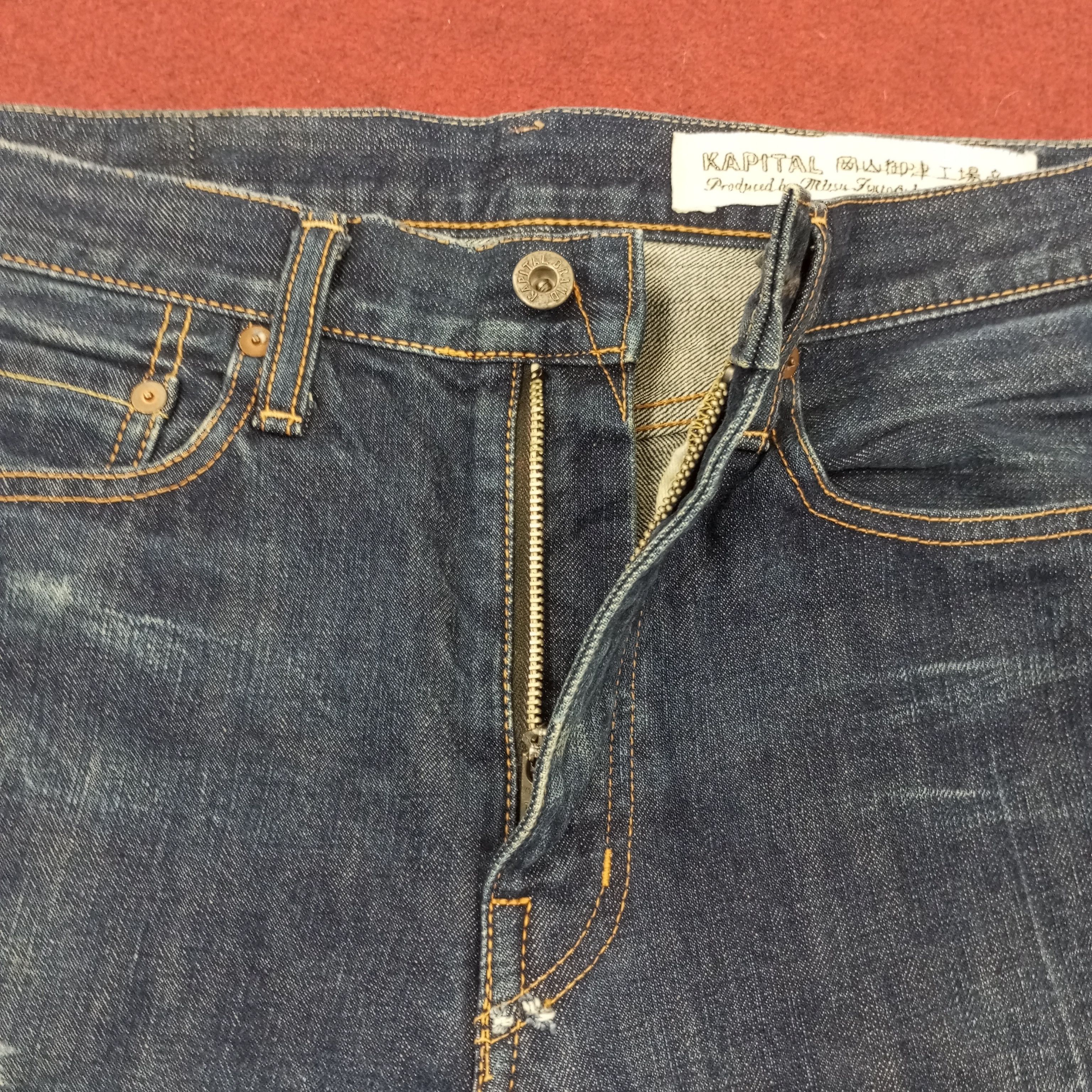 Japanese Brand × Kapital × Vintage Kapital Japanese Brand Fashion Style Rare Design Jeans Size US 30 / EU 46 - 12 Thumbnail