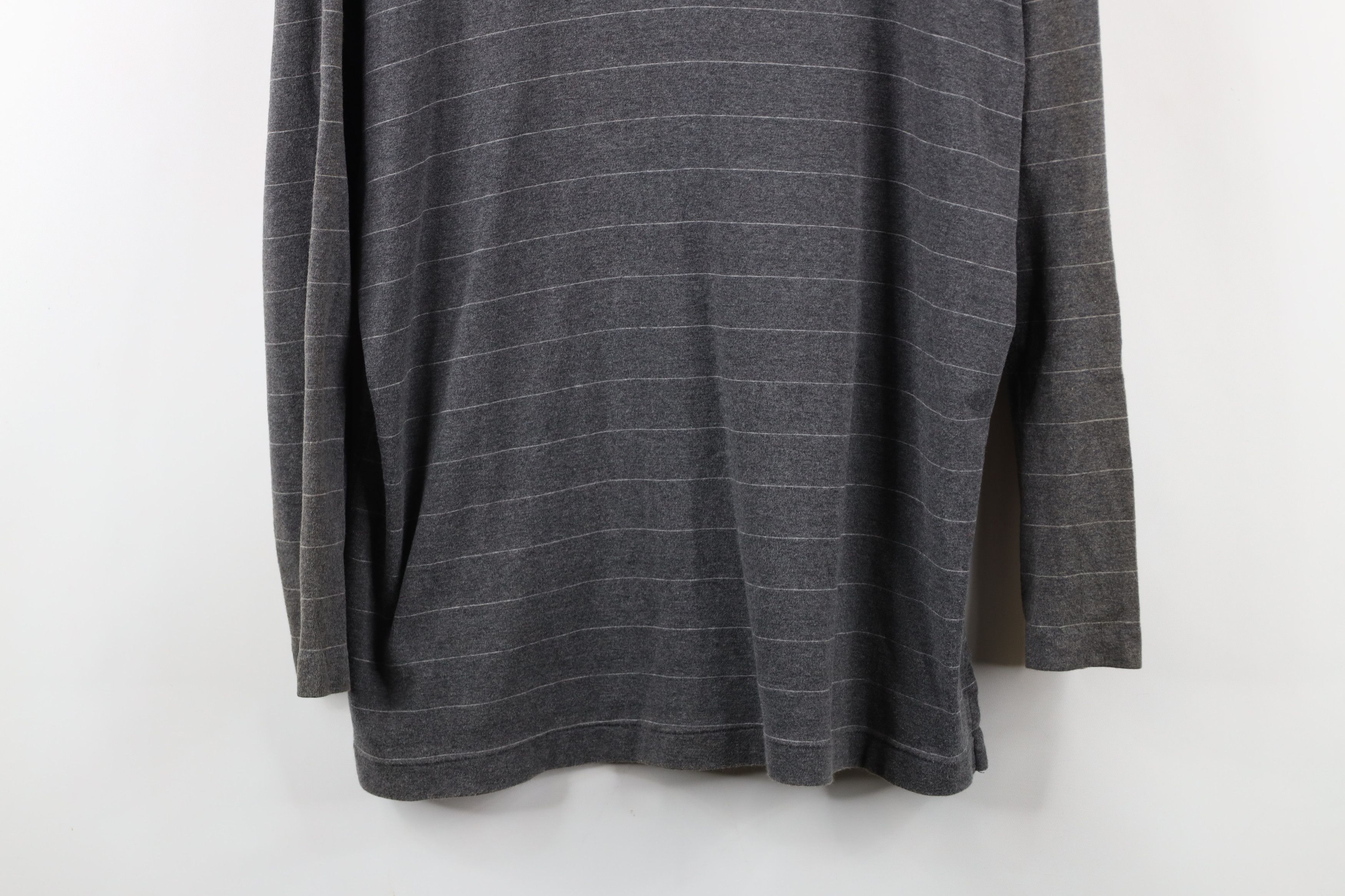 Ralph Lauren × Vintage Vintage 90s Ralph Lauren Striped Knit Long Sleeve Rugby Polo Size US M / EU 48-50 / 2 - 3 Thumbnail