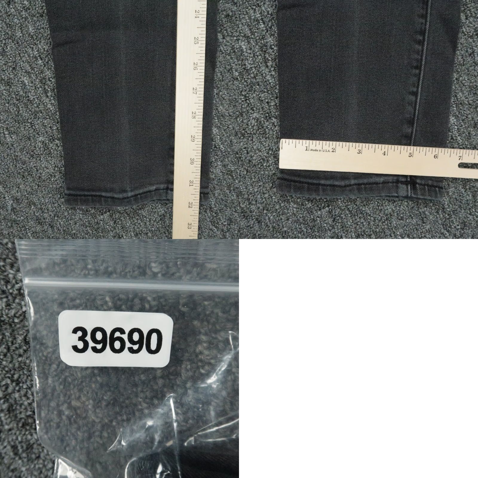 Cult Of Individuality VINTAGE Cult of Individuality Jeans Mens 32x33 Black Rocker Slim 5-Pocket Denim Straight Size US 32 / EU 48 - 9 Thumbnail