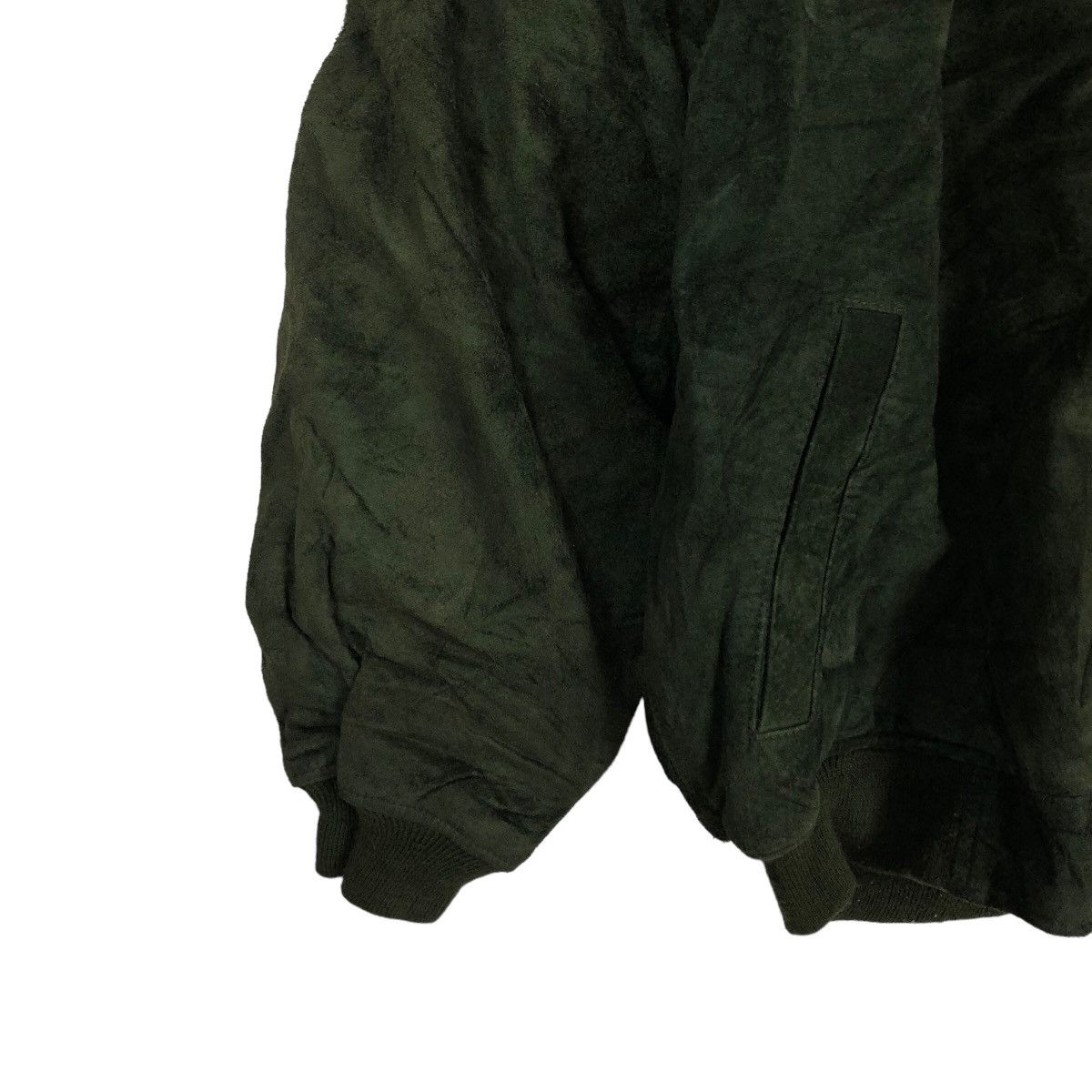 Genuine Leather VINTAGE GENUINE BOMBER JACKET GEMBONY MINK FUR LINING Size US M / EU 48-50 / 2 - 3 Thumbnail