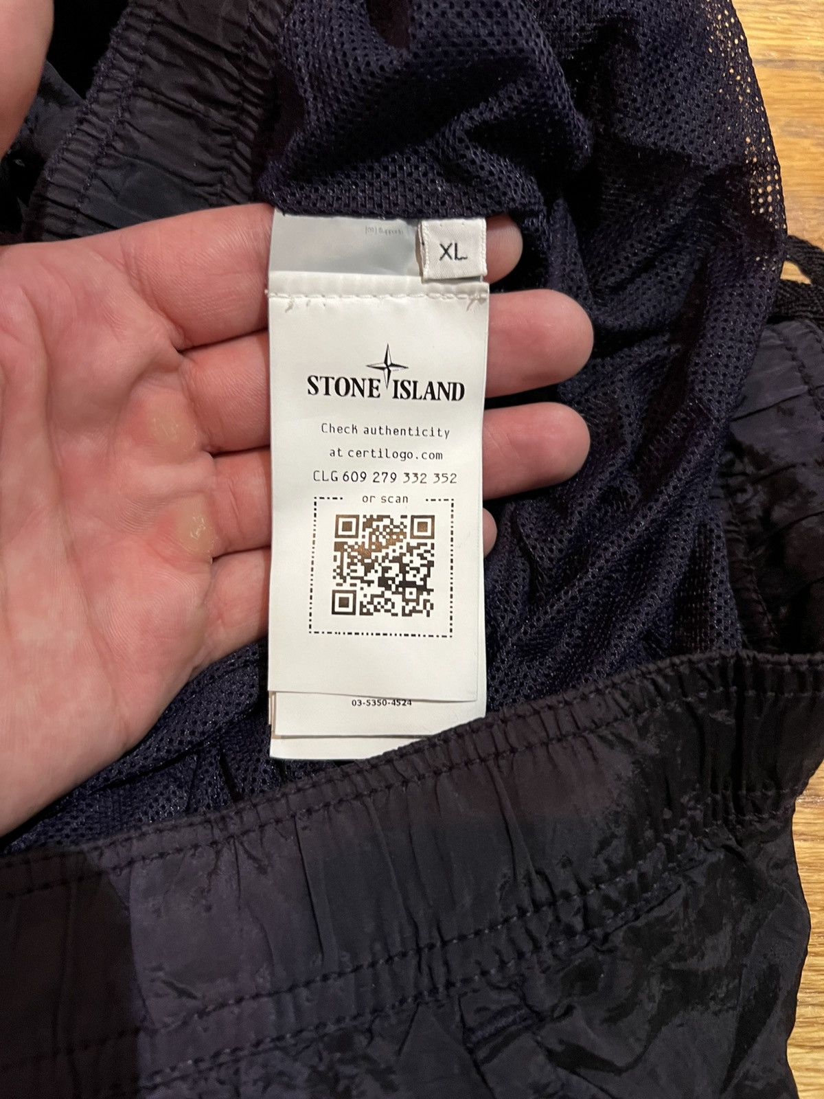 Stone Island Eggplant Purple Stone Island Logo Swim Trunks Size US 36 / EU 52 - 5 Thumbnail