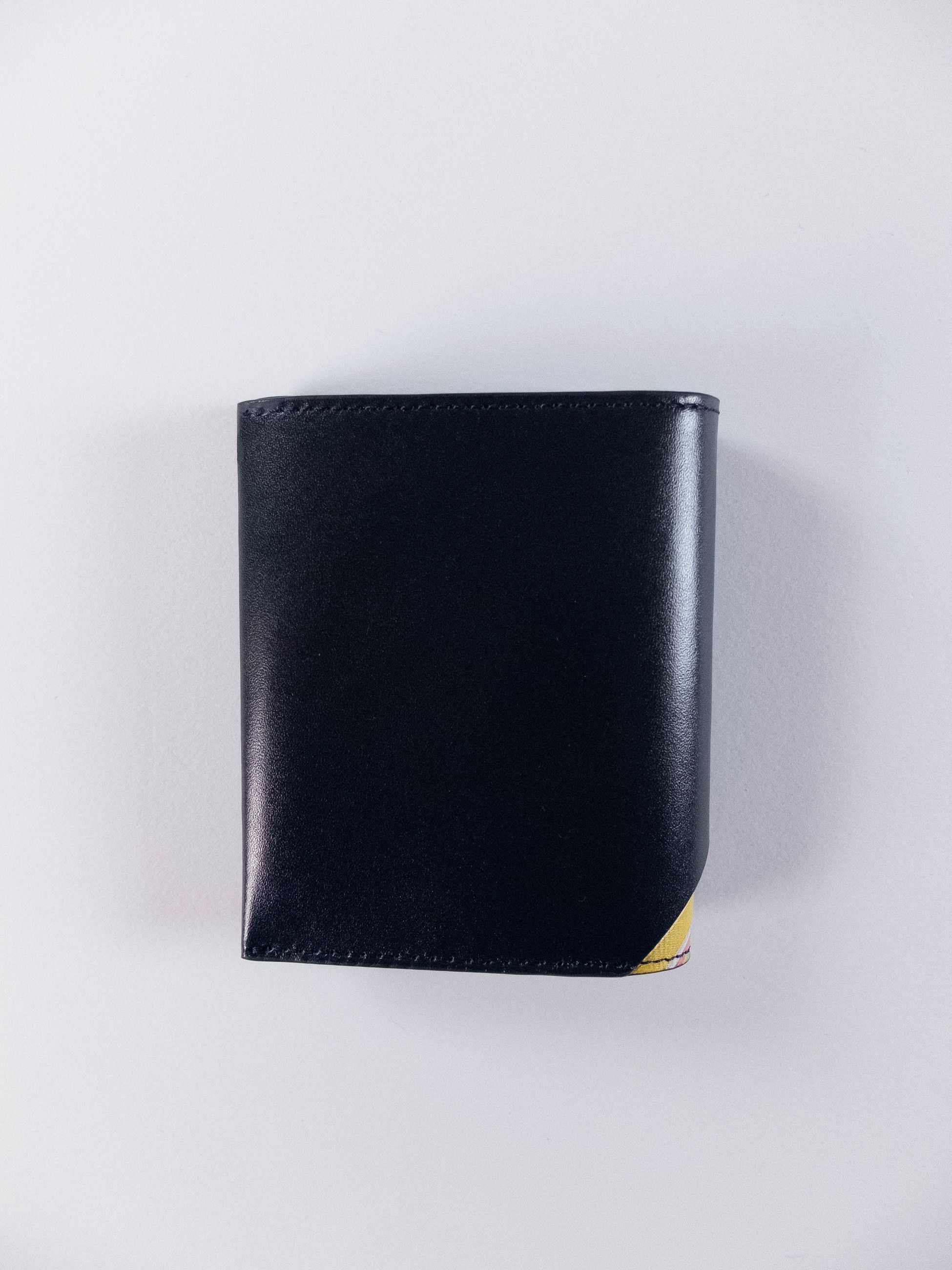 Paul Smith PAUL SMITH navy blue compact leather bifold wallet w stripe Size ONE SIZE - 5 Thumbnail