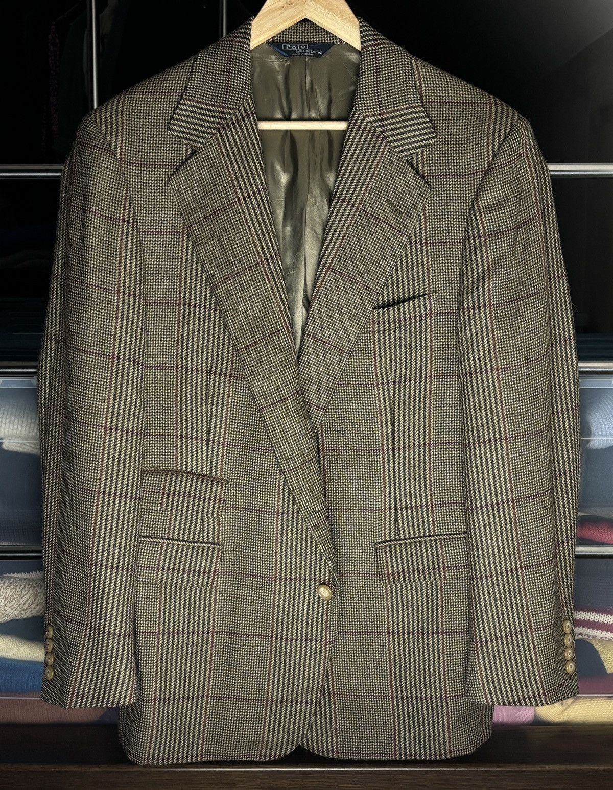 Polo Ralph Lauren Polo Ralph Lauren vintage wool & alpaca blazer jacket Size 42R - 1 Thumbnail