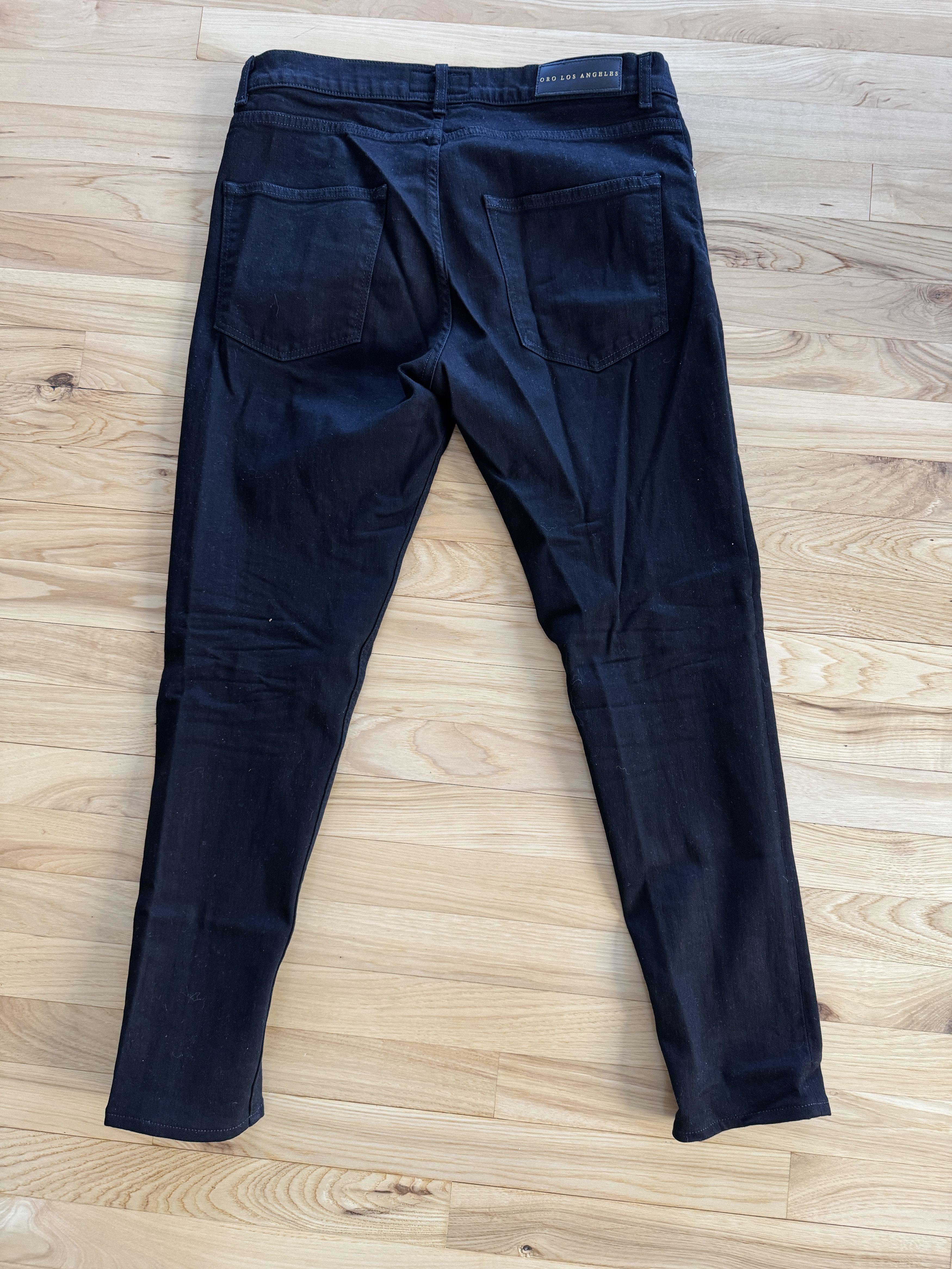 Oro Los Angeles The Noir Rista Denim 32x30 Size US 32 / EU 48 - 3 Thumbnail