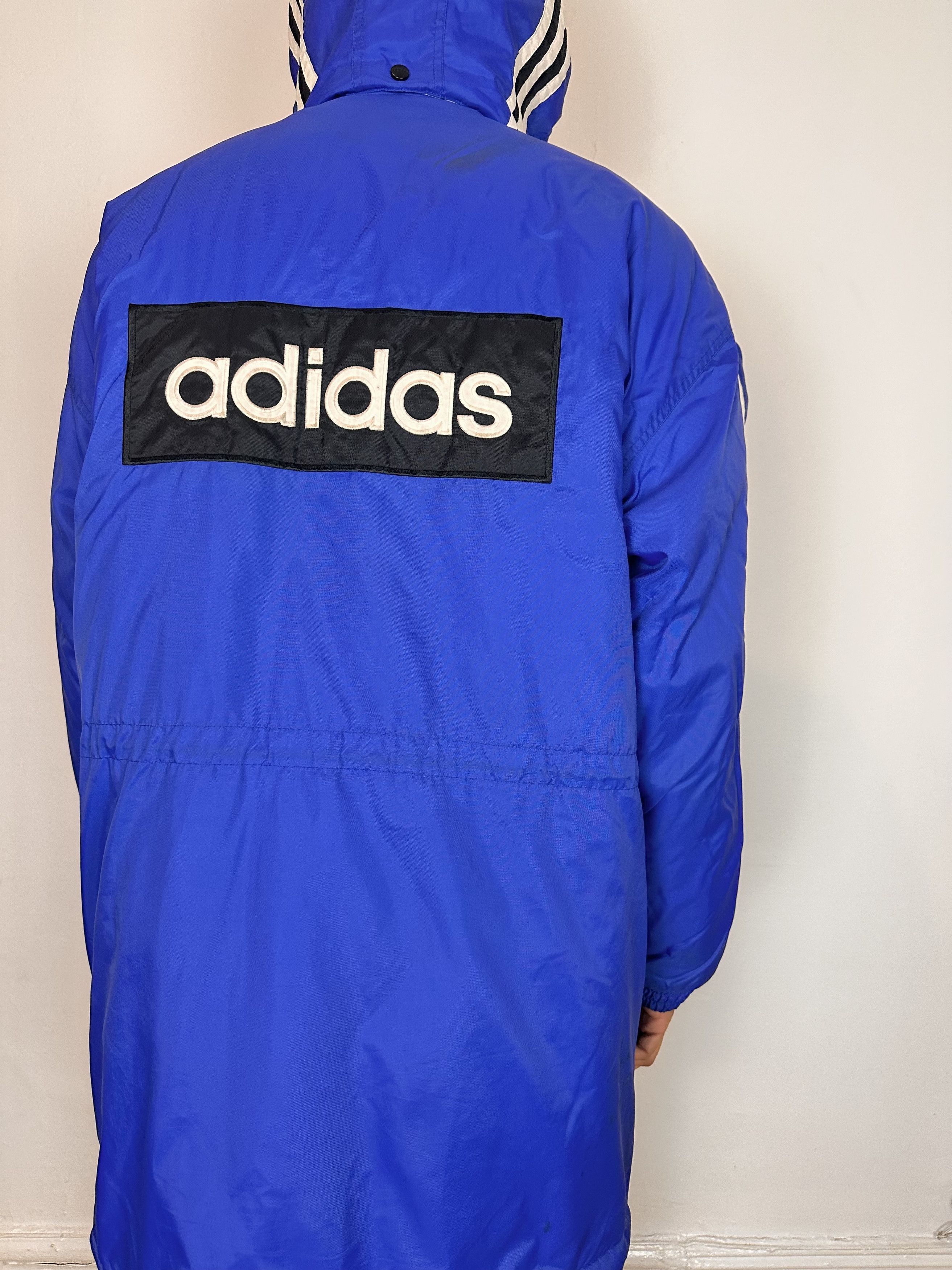 Adidas Vintage ADIDAS Blue Winter Puffer Coat - XXL Size US XXL / EU 58 / 5 - 5 Thumbnail