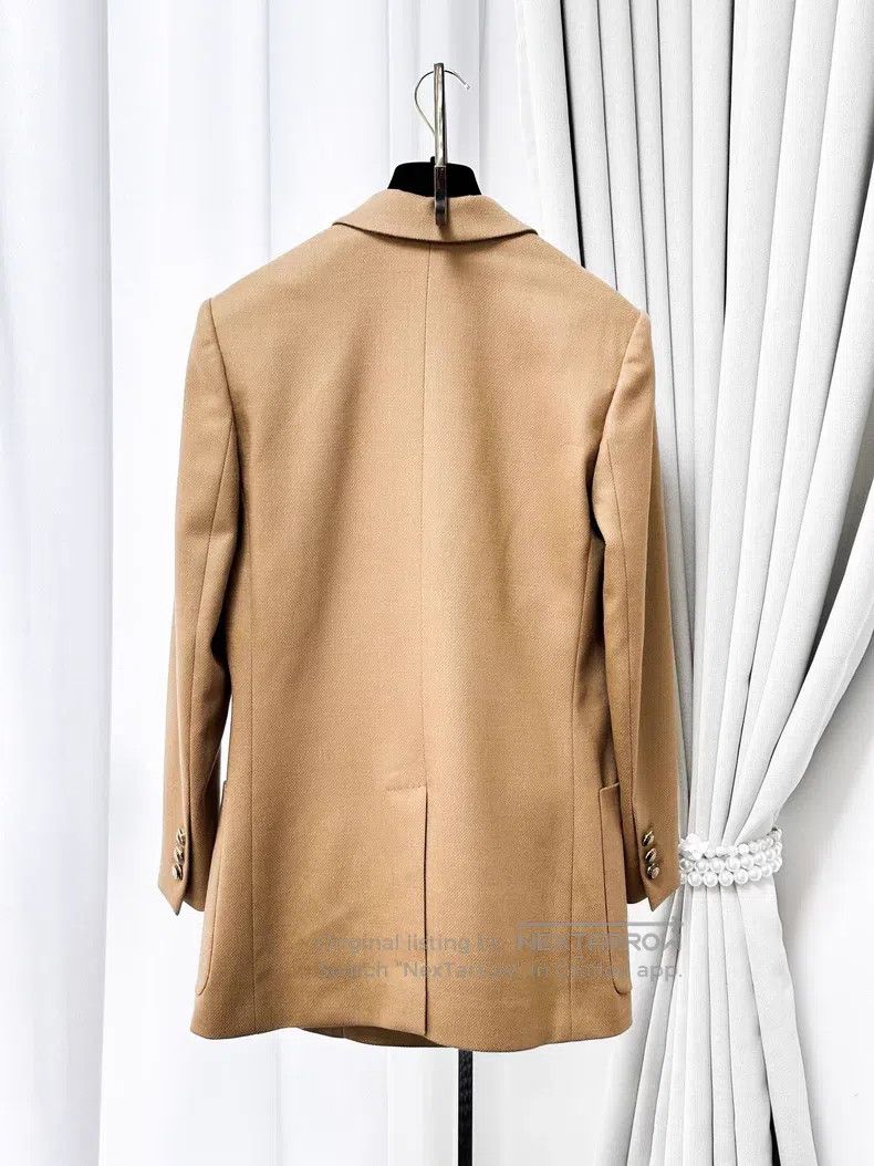 Fendi Fendi Camel long-sleeve double-breasted blazer Size XS / US 0-2 / IT 36-38 - 3 Thumbnail