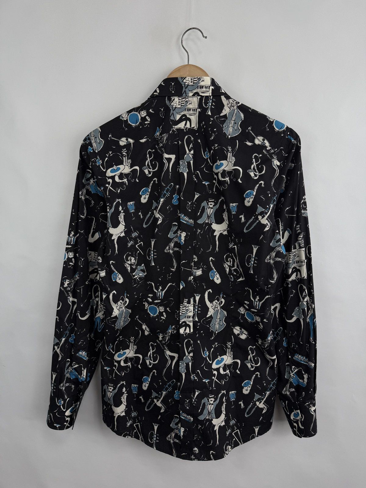 Dolce & Gabbana 🇮🇹❗️NEW Dolce Gabbana Gold Shirt Jazz Print Made in Italy Size US S / EU 44-46 / 1 - 12 Thumbnail