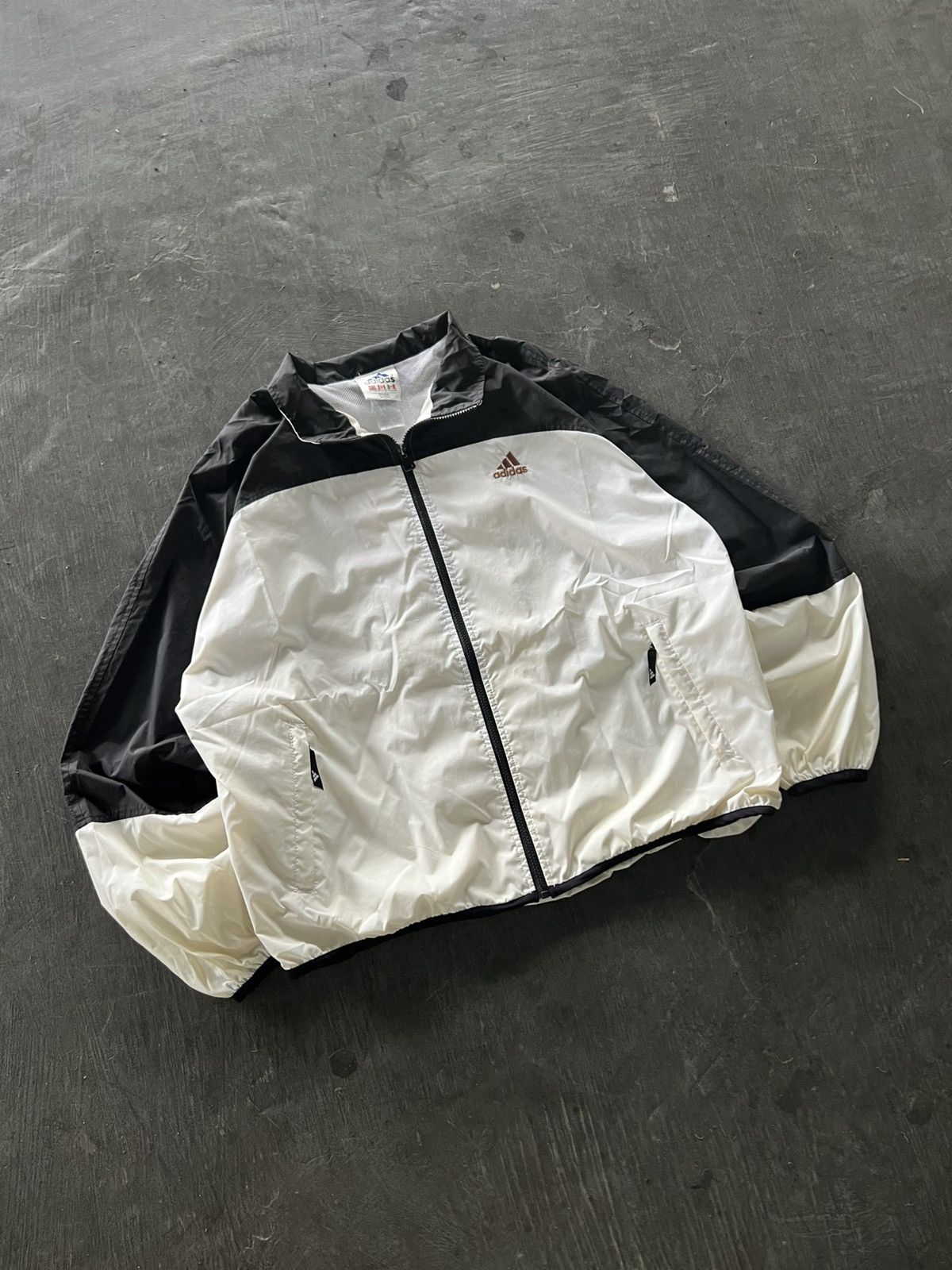 Adidas Vintage 90s Adidas Big Logo Windbreaker Size US L / EU 52-54 / 3 - 2 Thumbnail