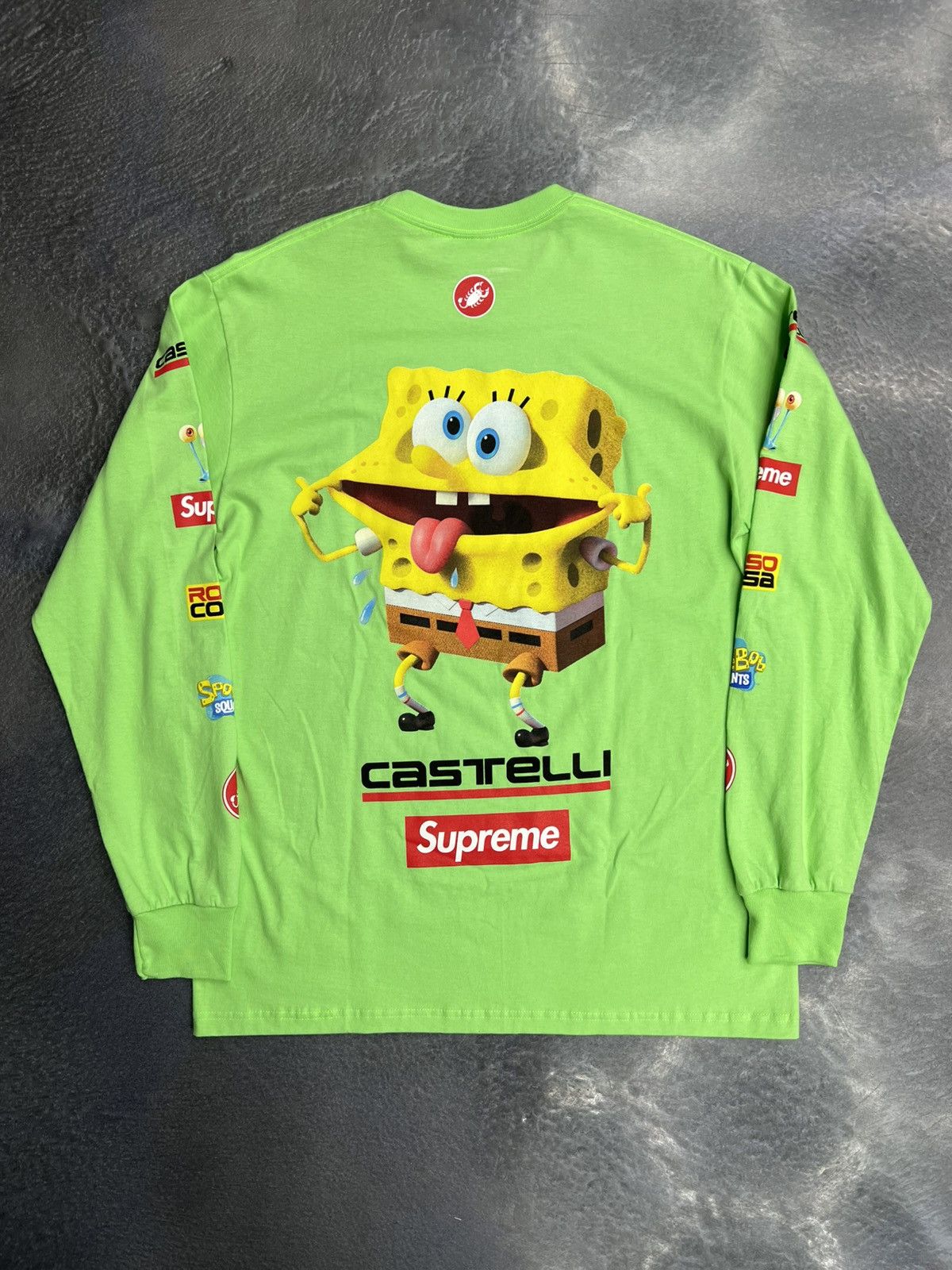 Supreme Supreme Spongebob Castelli Racing Longsleeve Size US M / EU 48-50 / 2 - 6 Thumbnail