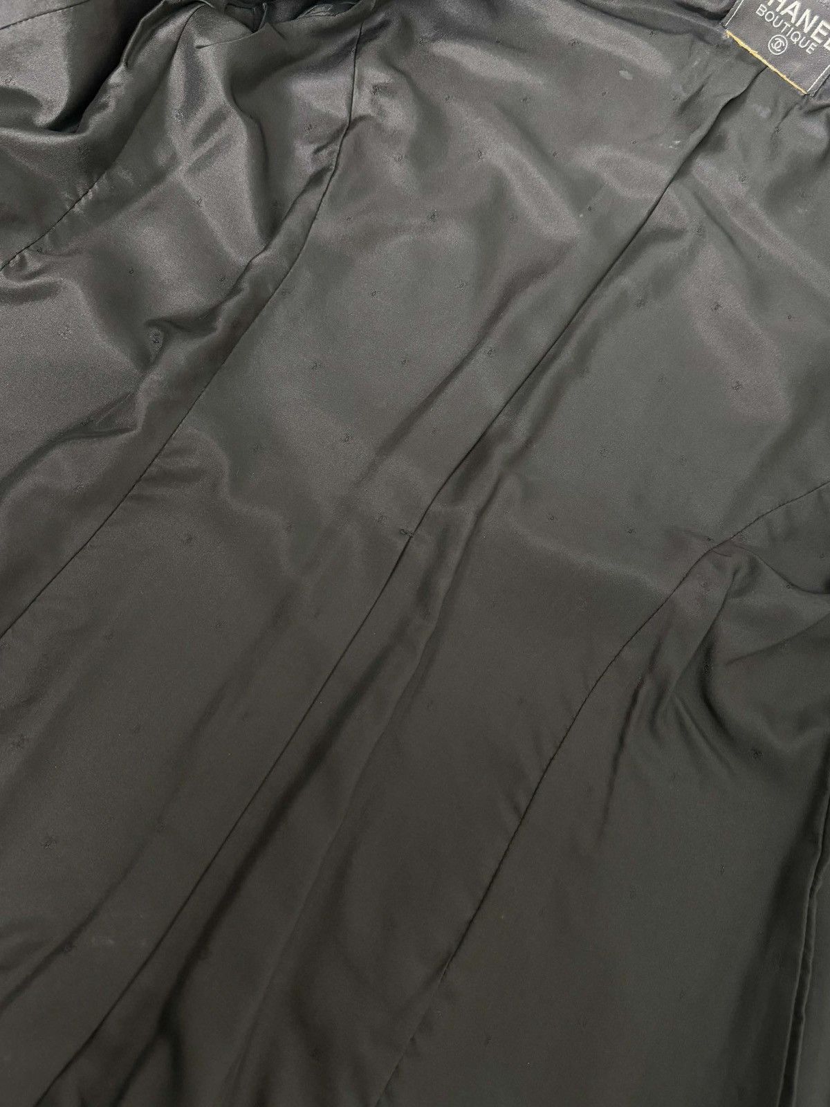 Chanel H/o 5k - Chanel Black Lambskin Leather Jacket FW92/93 Size M / US 6-8 / IT 42-44 - 8 Thumbnail