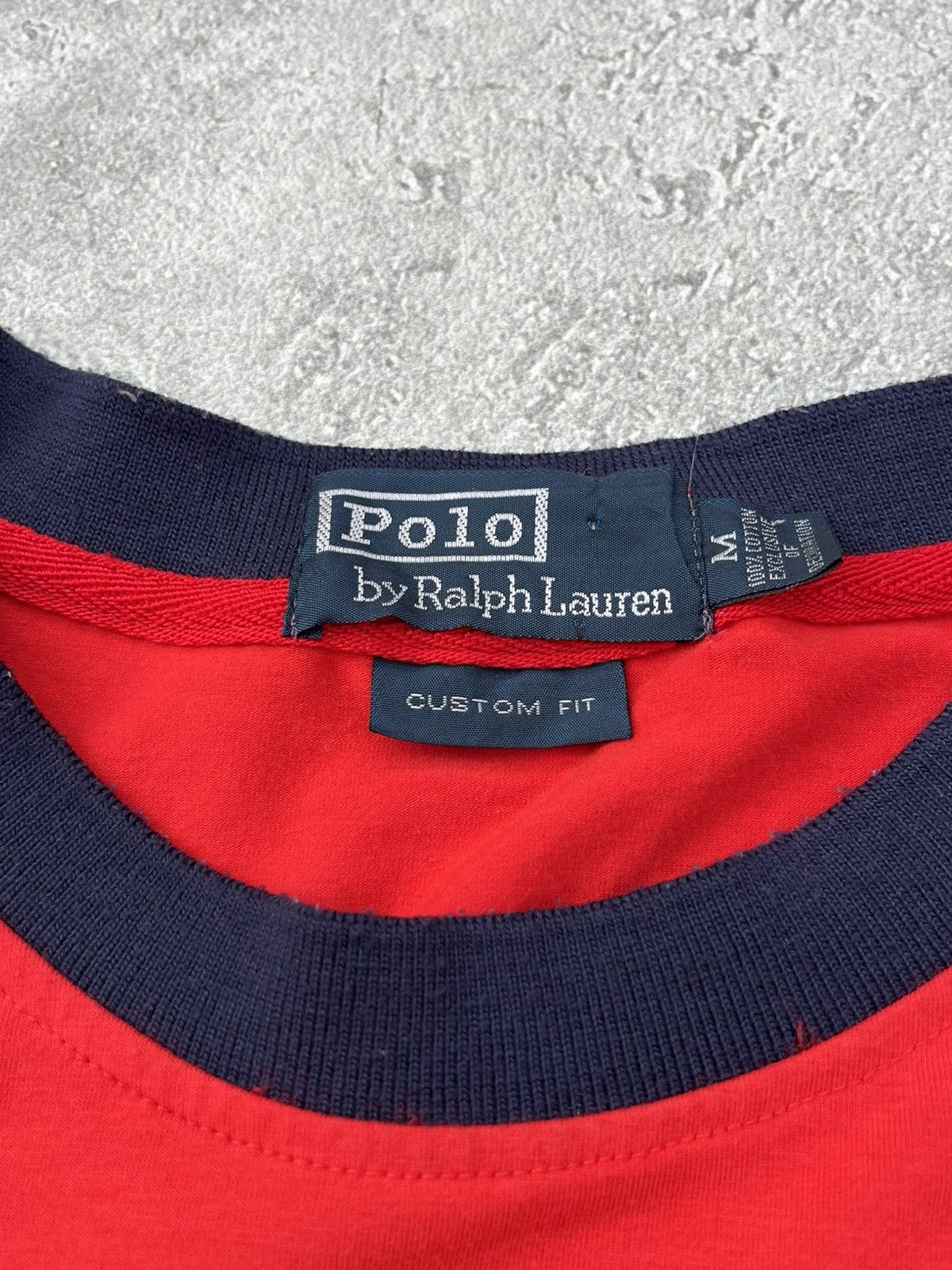 Polo Ralph Lauren Polo Ralph Lauren American Flag Ringer Tee Size US M / EU 48-50 / 2 - 4 Thumbnail