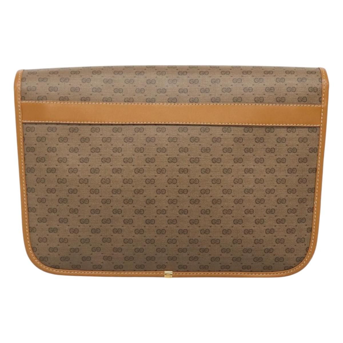 Gucci GUCCI Micro GG Supreme Shoulder Bag Pvc Brown Gold 001 116 Size ONE SIZE - 3 Thumbnail