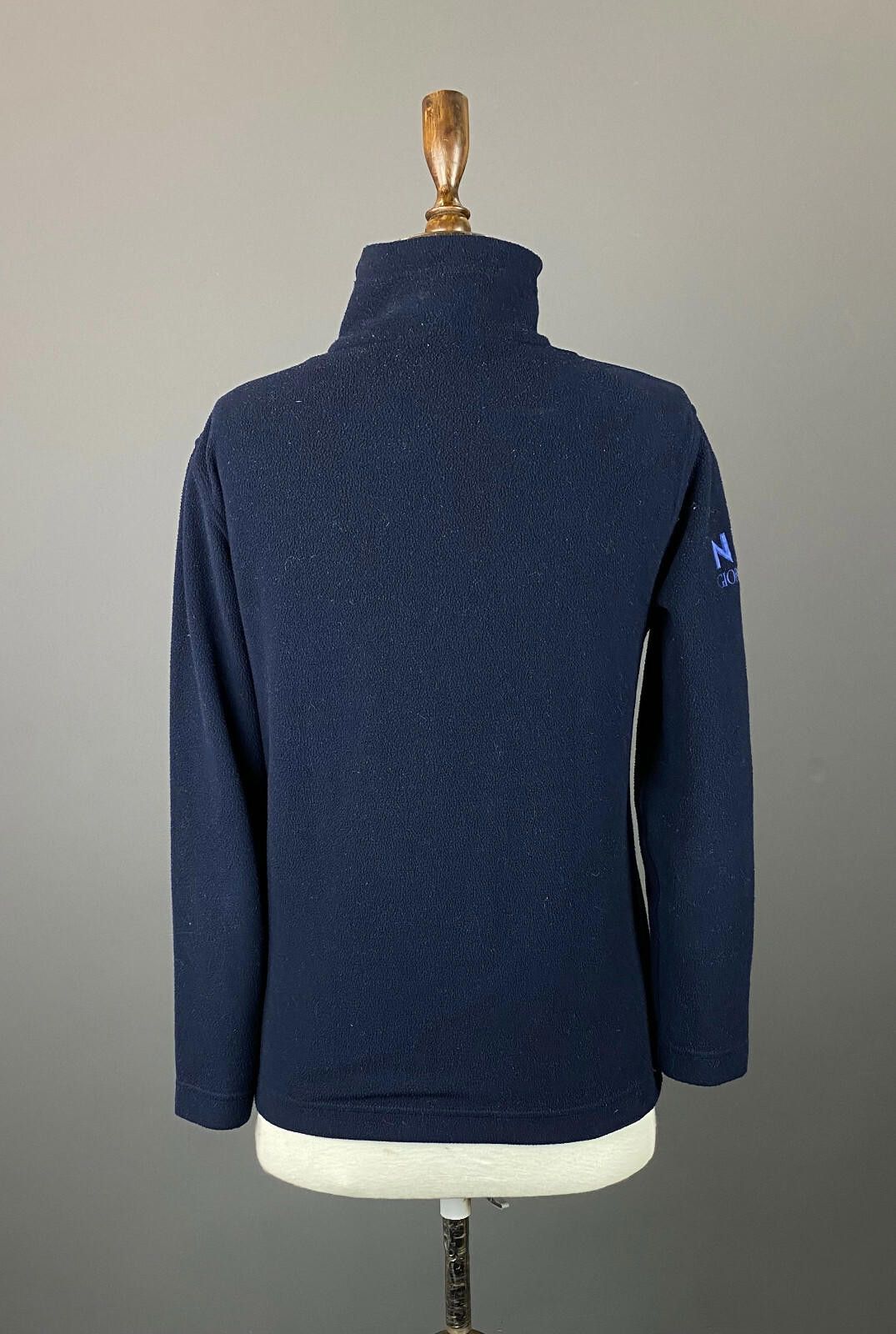 Giorgio Armani Ladies Giorgio Armani Navy Blue 1/4 Zip Sweater Size S Size S / US 4 / IT 40 - 5 Thumbnail