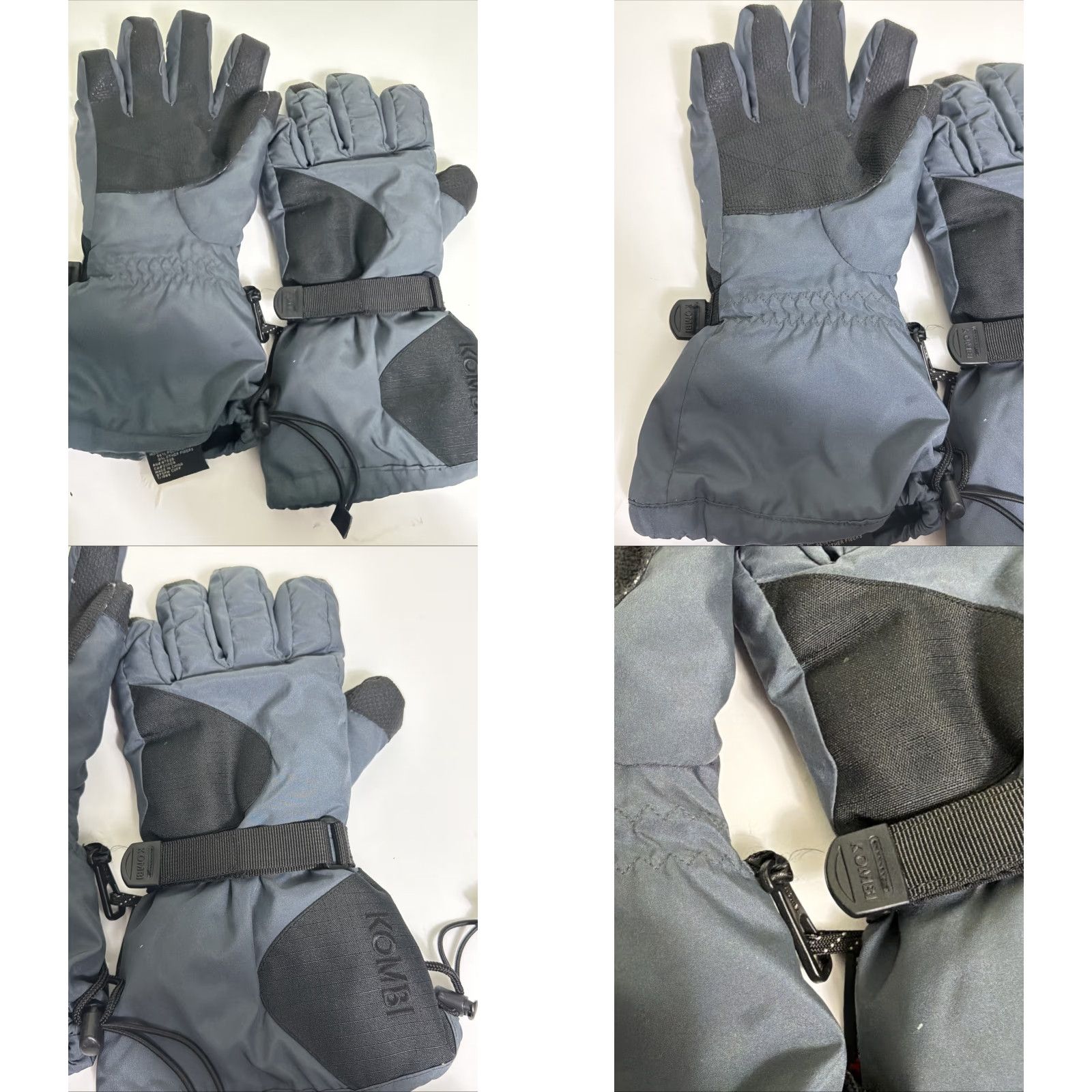Vintage VINTAGE Kombi Glove Men Small Gray Water Guard Snow Gloves Gray Black Size ONE SIZE - 9 Thumbnail