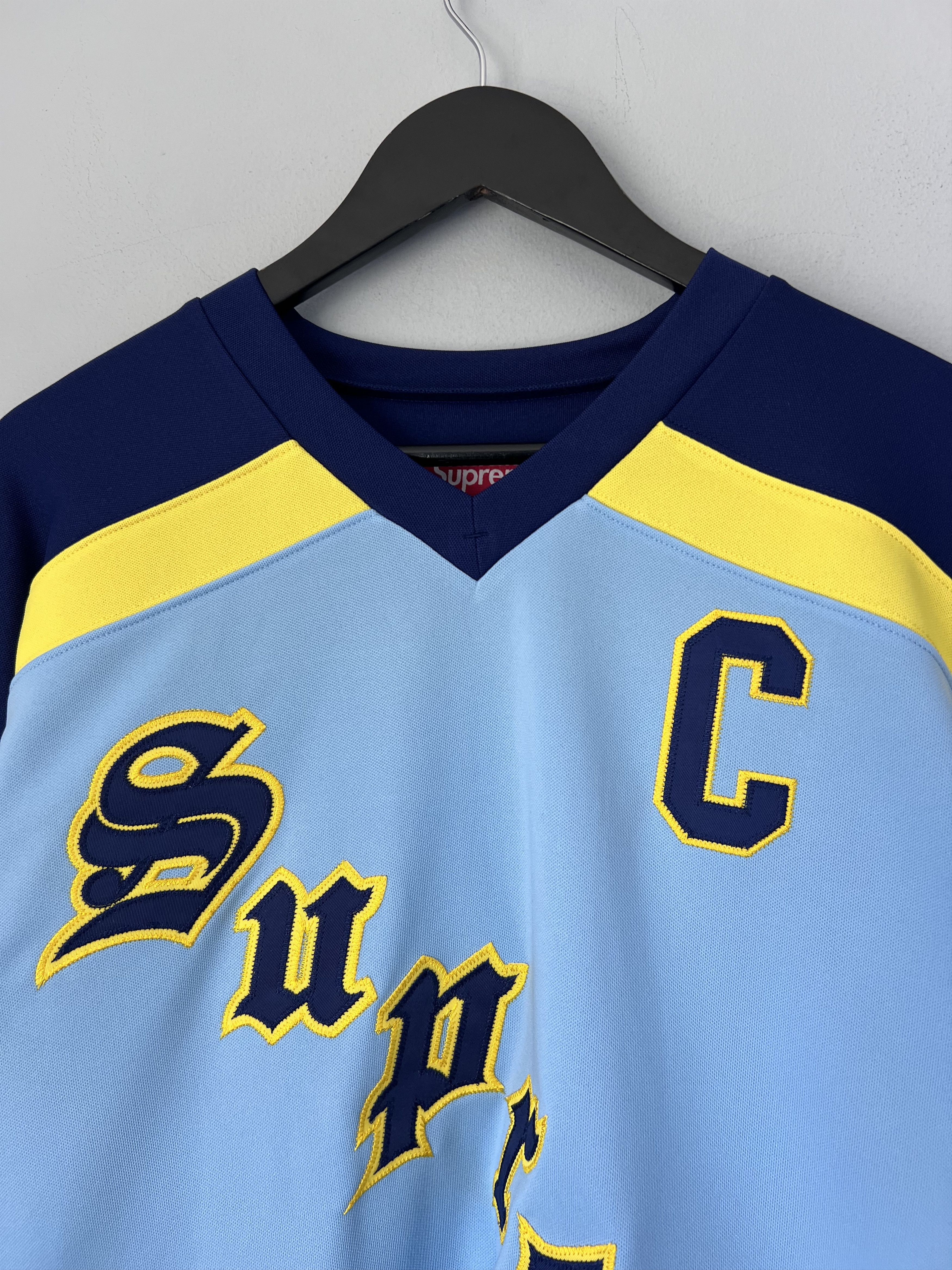 Supreme Supreme Fire & Ice Hockey Jersey in Light Blue Size US L / EU 52-54 / 3 - 6 Thumbnail