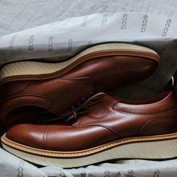 Ecco Ecco ST. 1 Hybrid Derby Cognac Sz. 7-7.5 Shoe Size US 7 / EU 40 - 13 Thumbnail