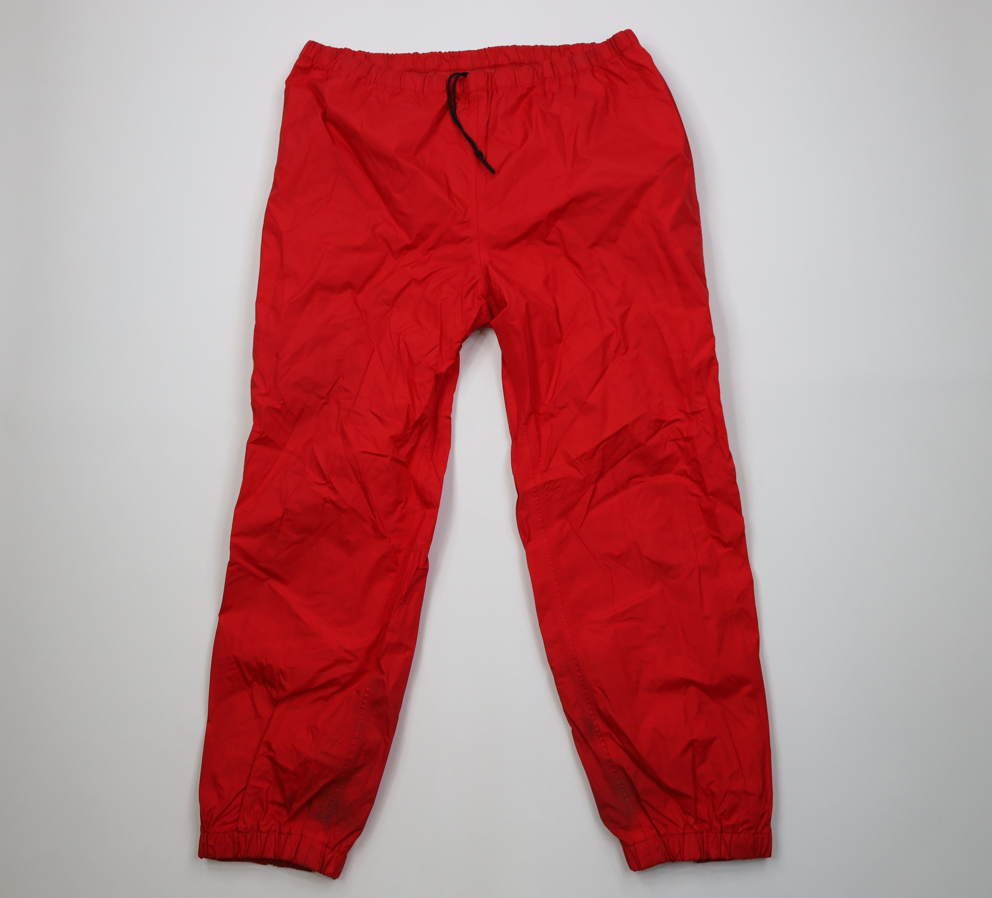 Lands' End Vintage 90s Lands End Waterproof Rain Joggers Pants Red Size US 36 / EU 52 - 1 Thumbnail