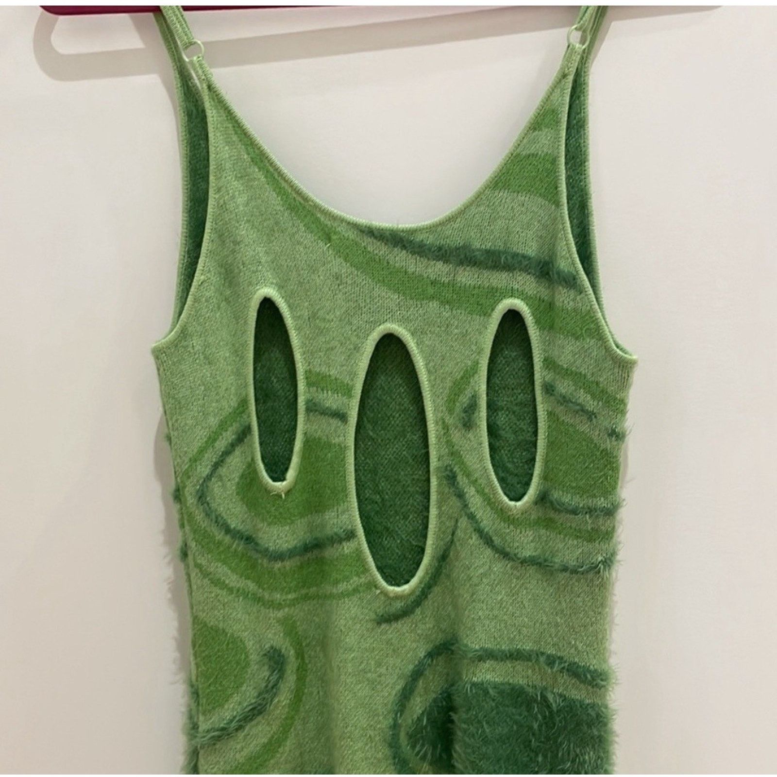 House of Sunny House of Sunny US 8 M Galaxy Hockney Dress Green Soft Maxi Size M / US 6-8 / IT 42-44 - 2 Thumbnail