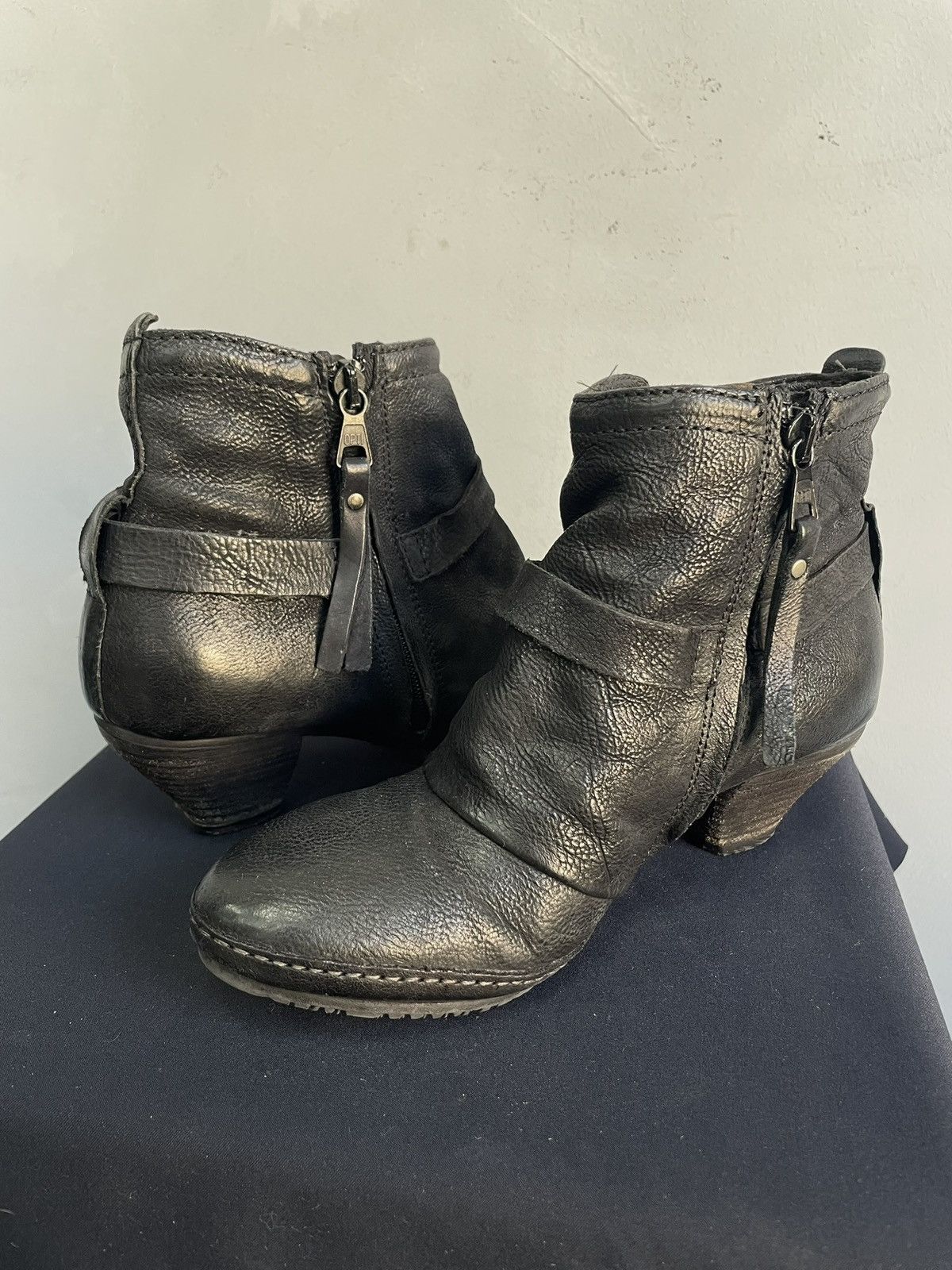 A.S.98 A.S. 98 Archive Airstep Boots Leather Vintage Ankle Heel Size US 7 / IT 37 - 10 Thumbnail
