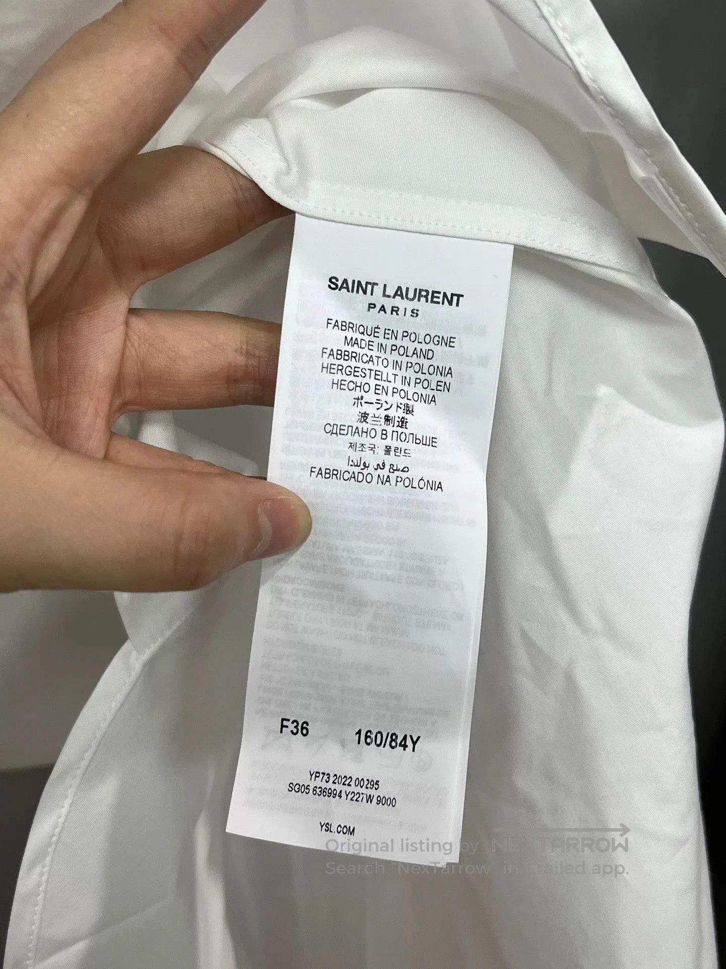 SLVDR black and white long sleeve shirt. Size US S / EU 44-46 / 1 - 8 Thumbnail