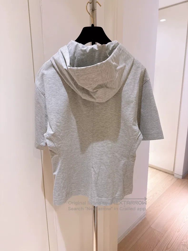 Brunello Cucinelli Brunello Cucinelli Grey tailored sporty jacket Size S / US 4 / IT 40 - 2 Thumbnail