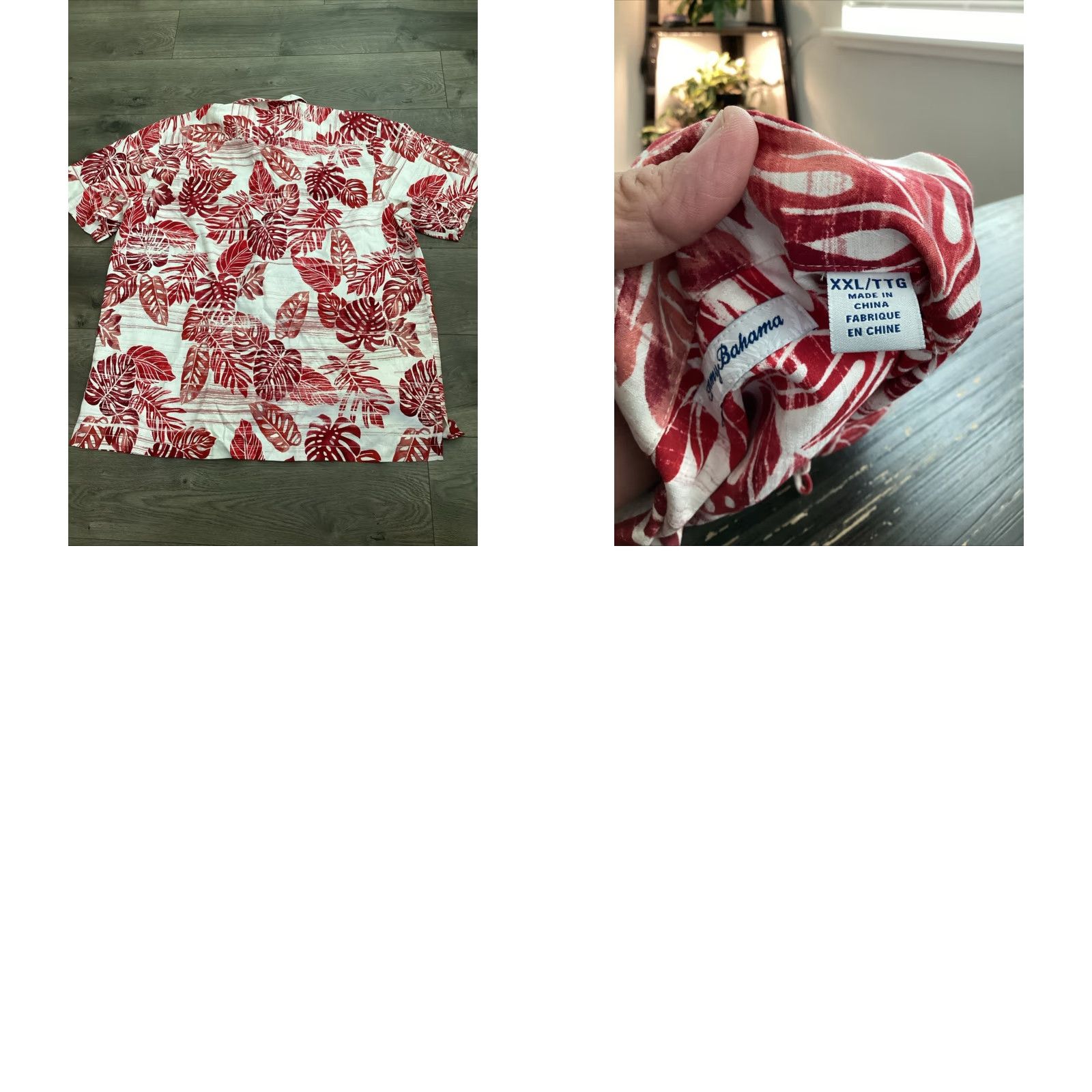 Tommy Bahama VINTAGE Tommy Bahama Silk Hawaiian Aloha Shirt Red XXL Men's Size US XXL / EU 58 / 5 - 8 Thumbnail
