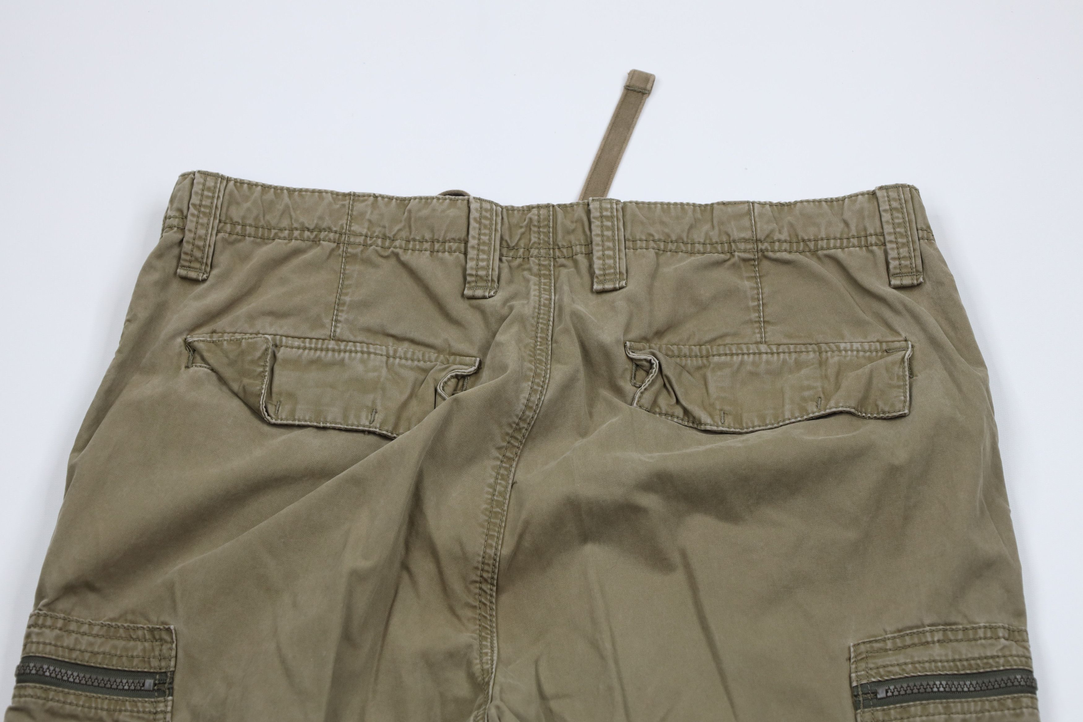 Express × Vintage Vintage Y2K Express X2 Military Baggy Wide Leg Cargo Pants Size US 36 / EU 52 - 10 Thumbnail