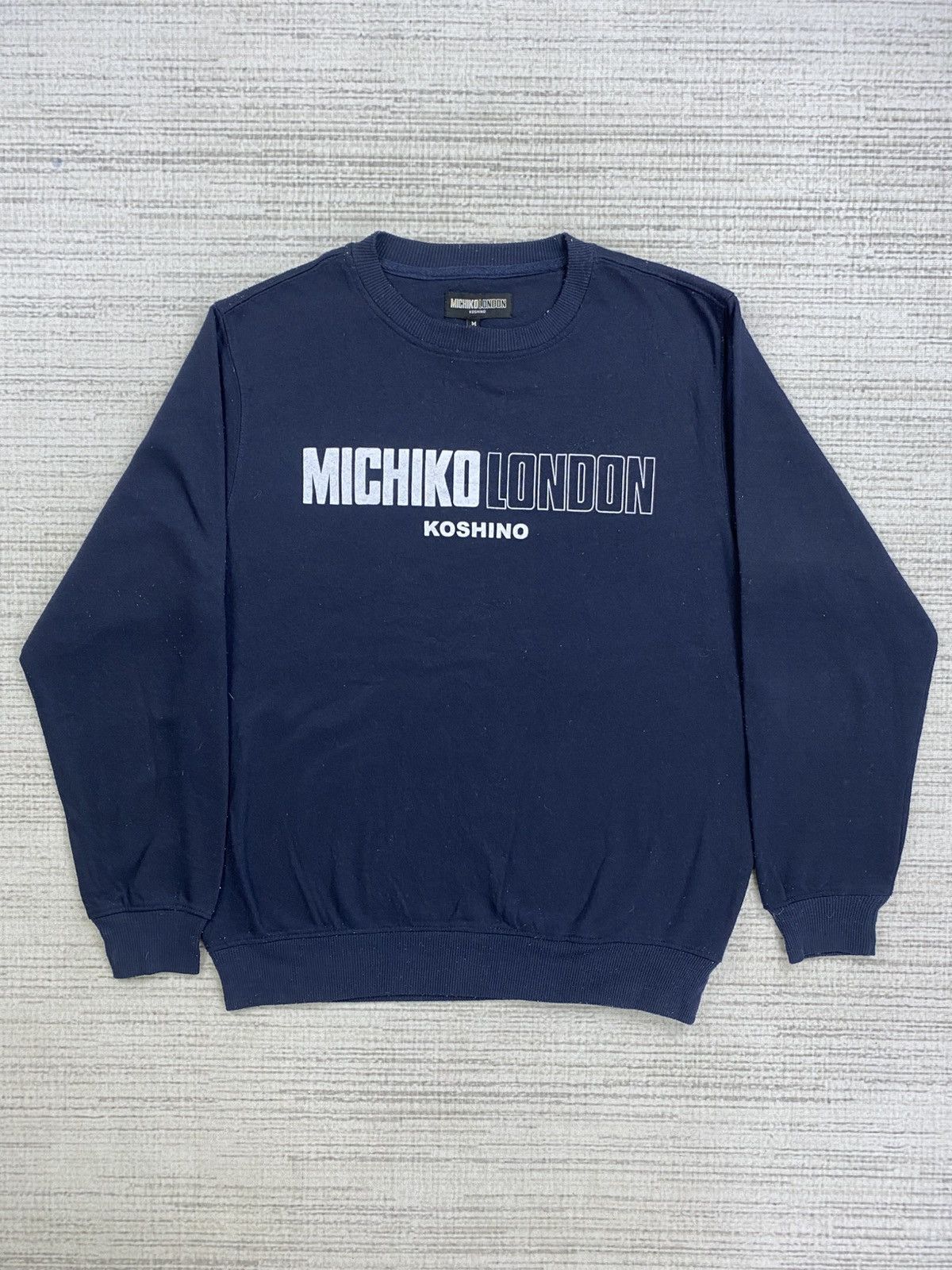 Michiko Koshino London × Vintage Vintage Michiko London Big Spellout Sweatshirt Size US M / EU 48-50 / 2 - 5 Thumbnail