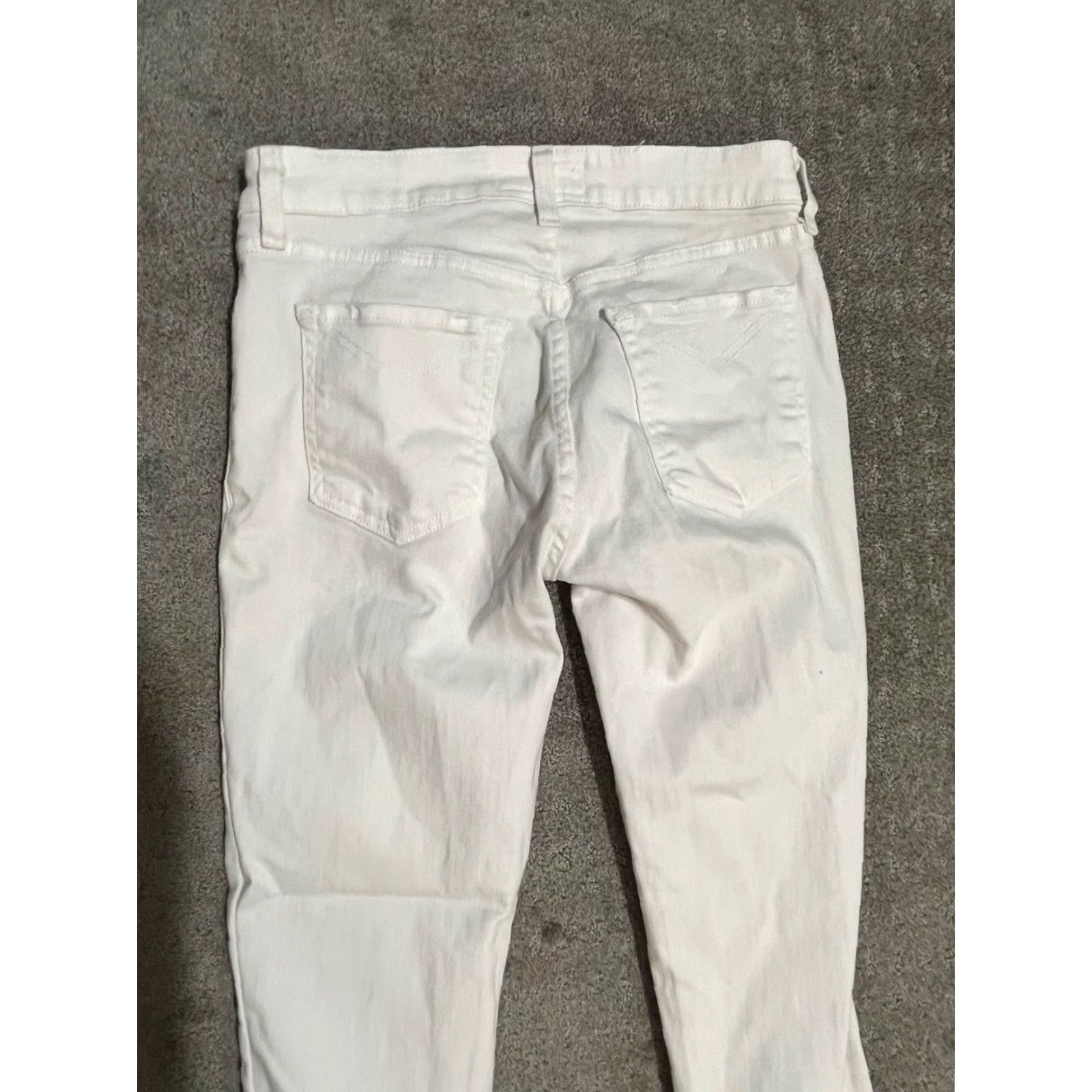 Vintage VINTAGE Derek Lam 10 Crosby Women’s Jeans Ankle Skinny 26 White Cotton Blend Denim 2010s Womens Size 26" / US 2 / IT 38 - 2 Thumbnail