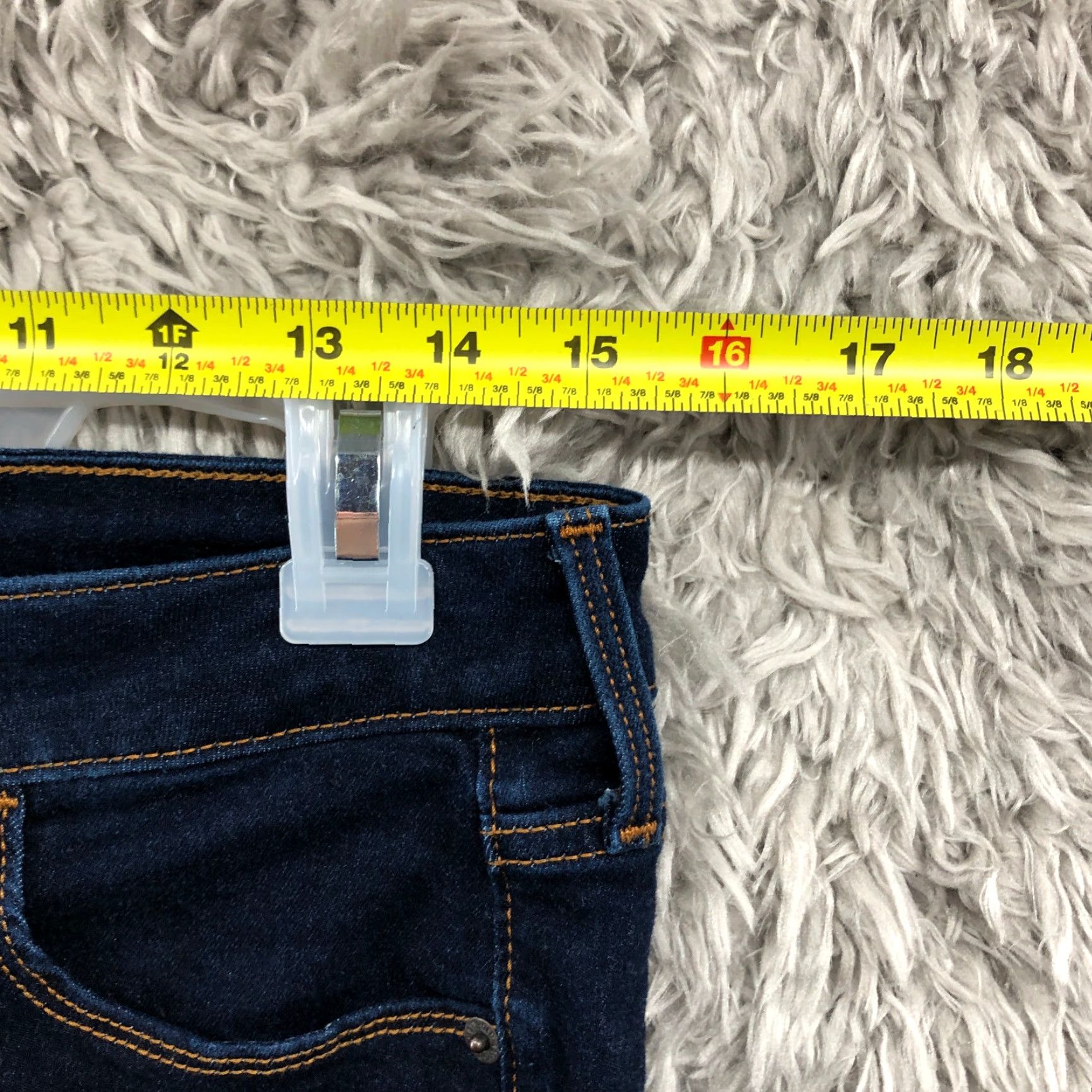 Old Navy Old Navy Jeans Size 10L Womens Mid Rise Dark Wash Blue Denim Skinny 5-Pocket Design Regular Waist 30 in Inseam 30 in Blue Womens Jeans Size 32" / US 10 / IT 46 - 2 Thumbnail